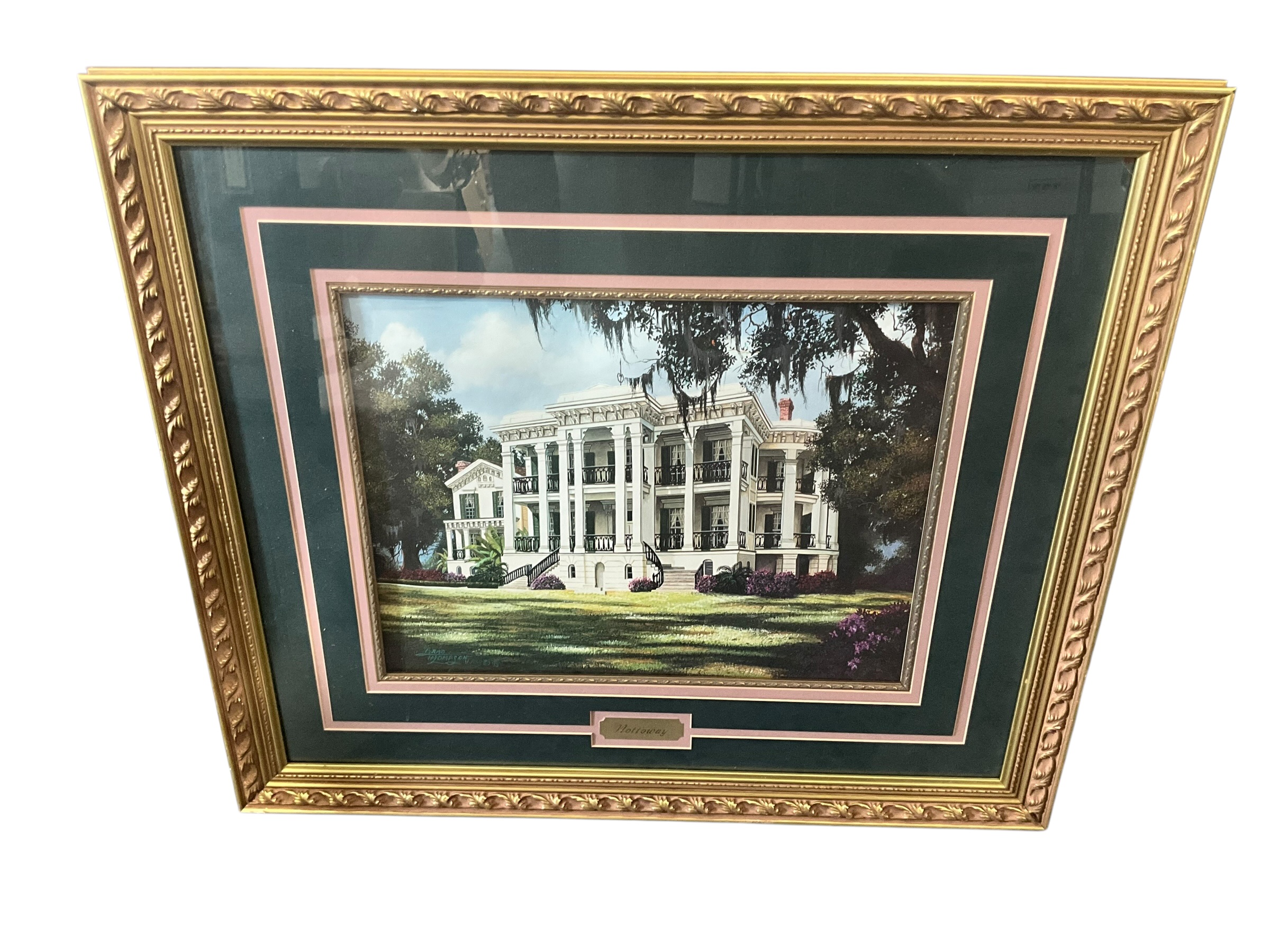 Framed Nottoway Plantation Print