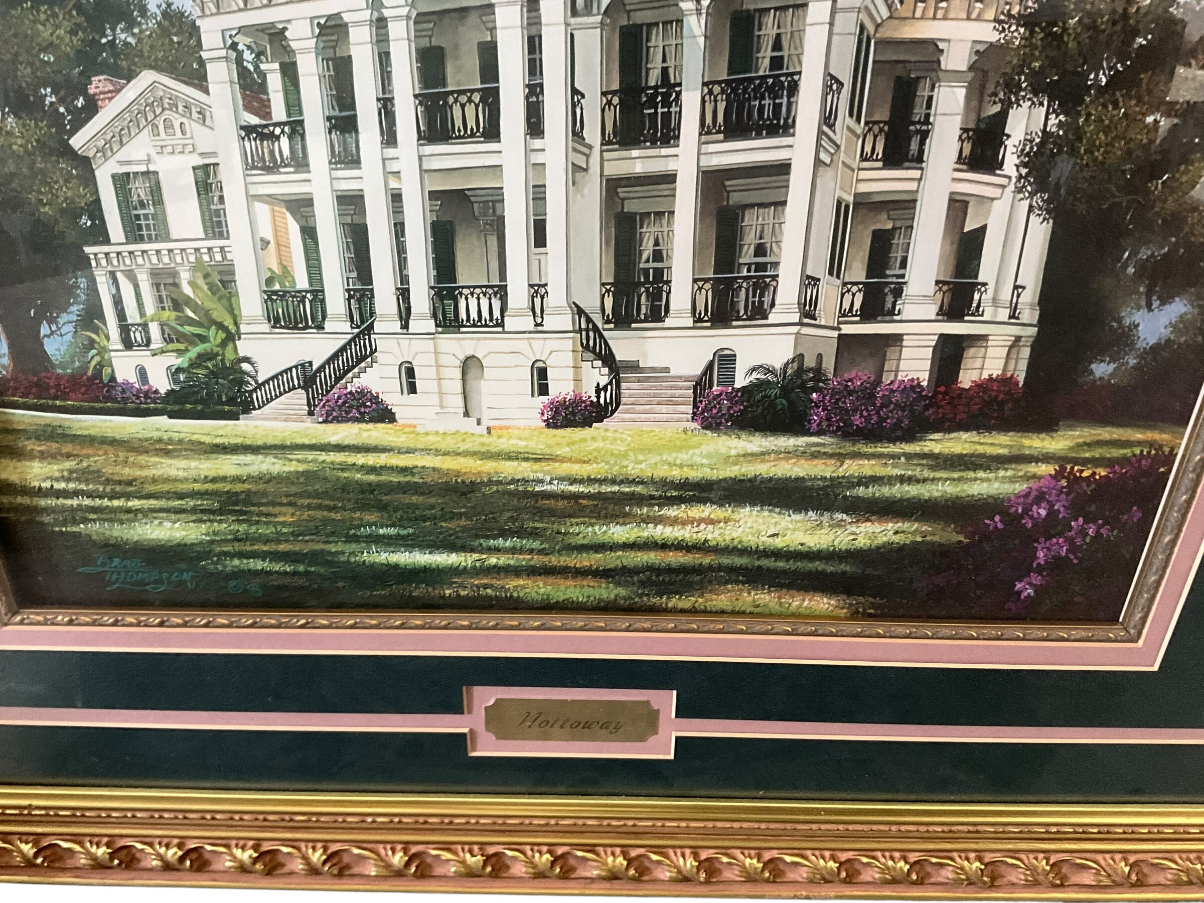 Framed Nottoway Plantation Print