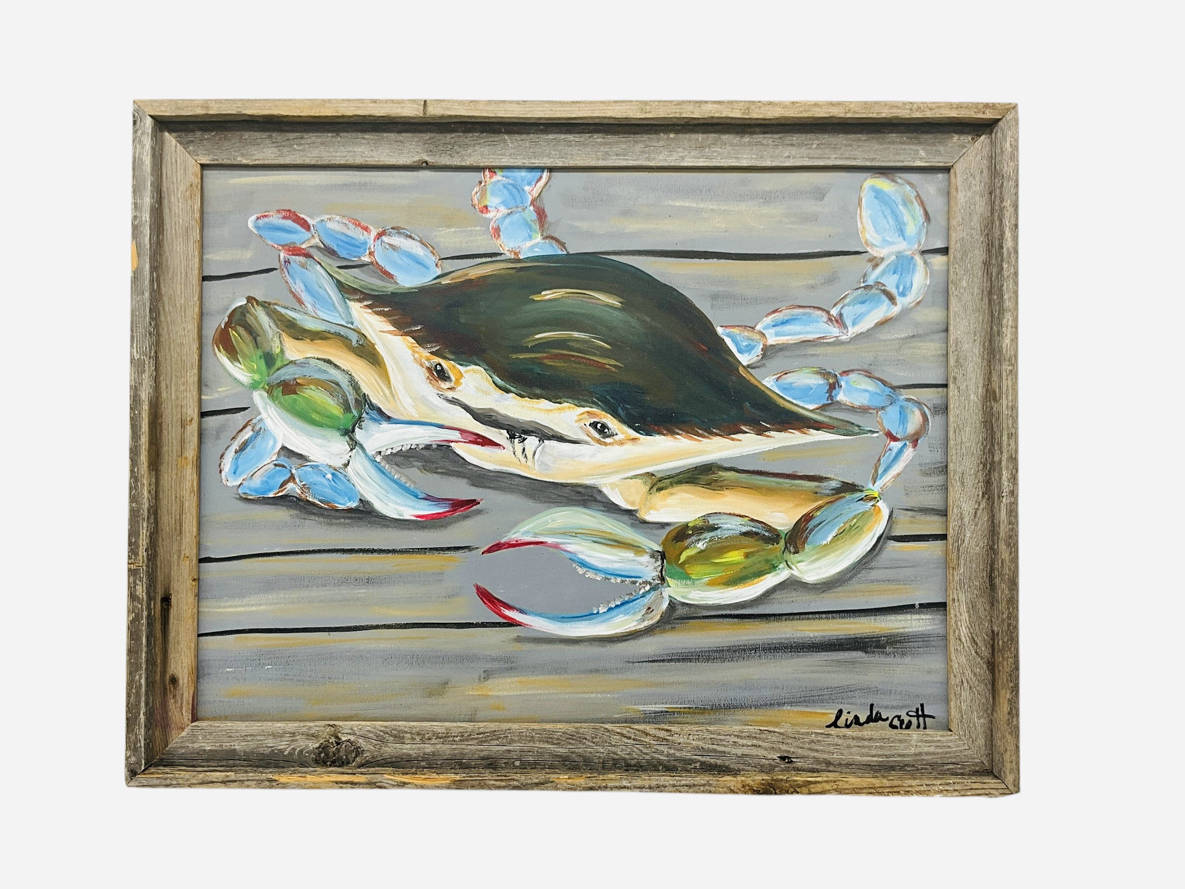 Linda Scott Crab Painting