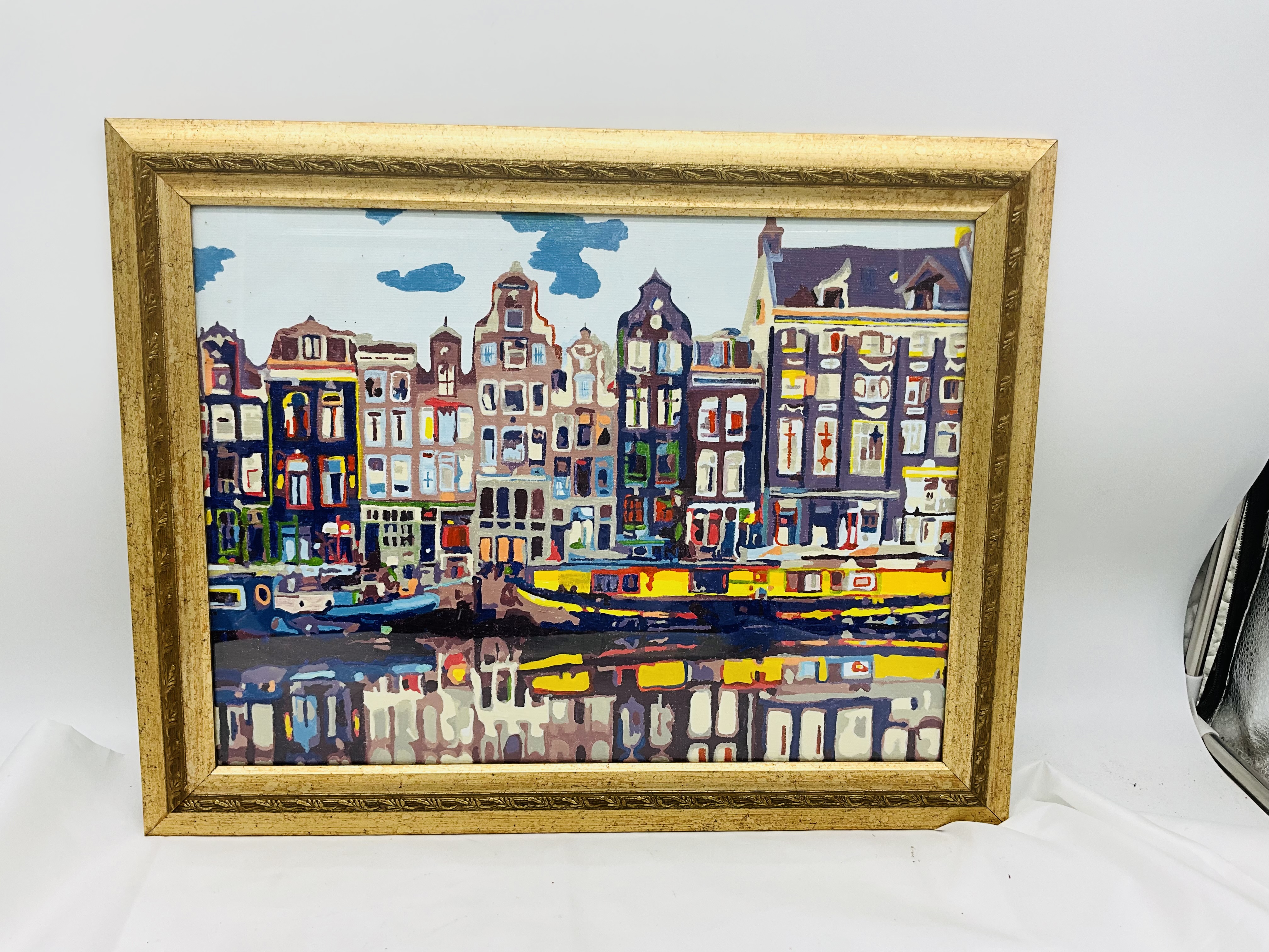 Houses of Amsterdam Oil on Canvas