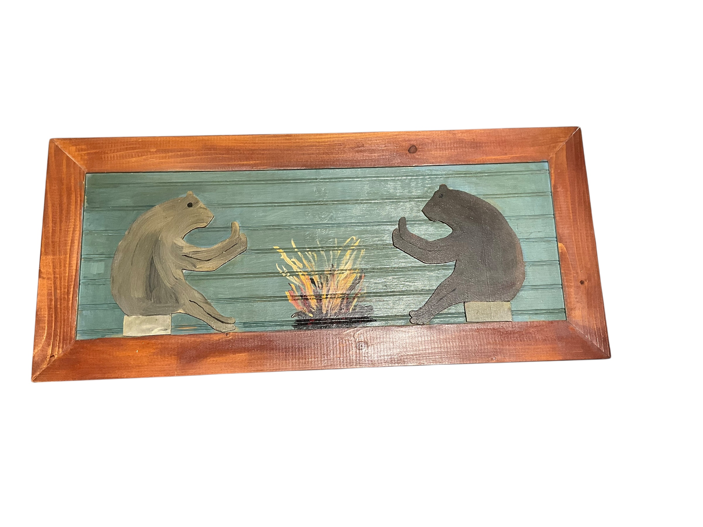 Bears by Fire Folk Art