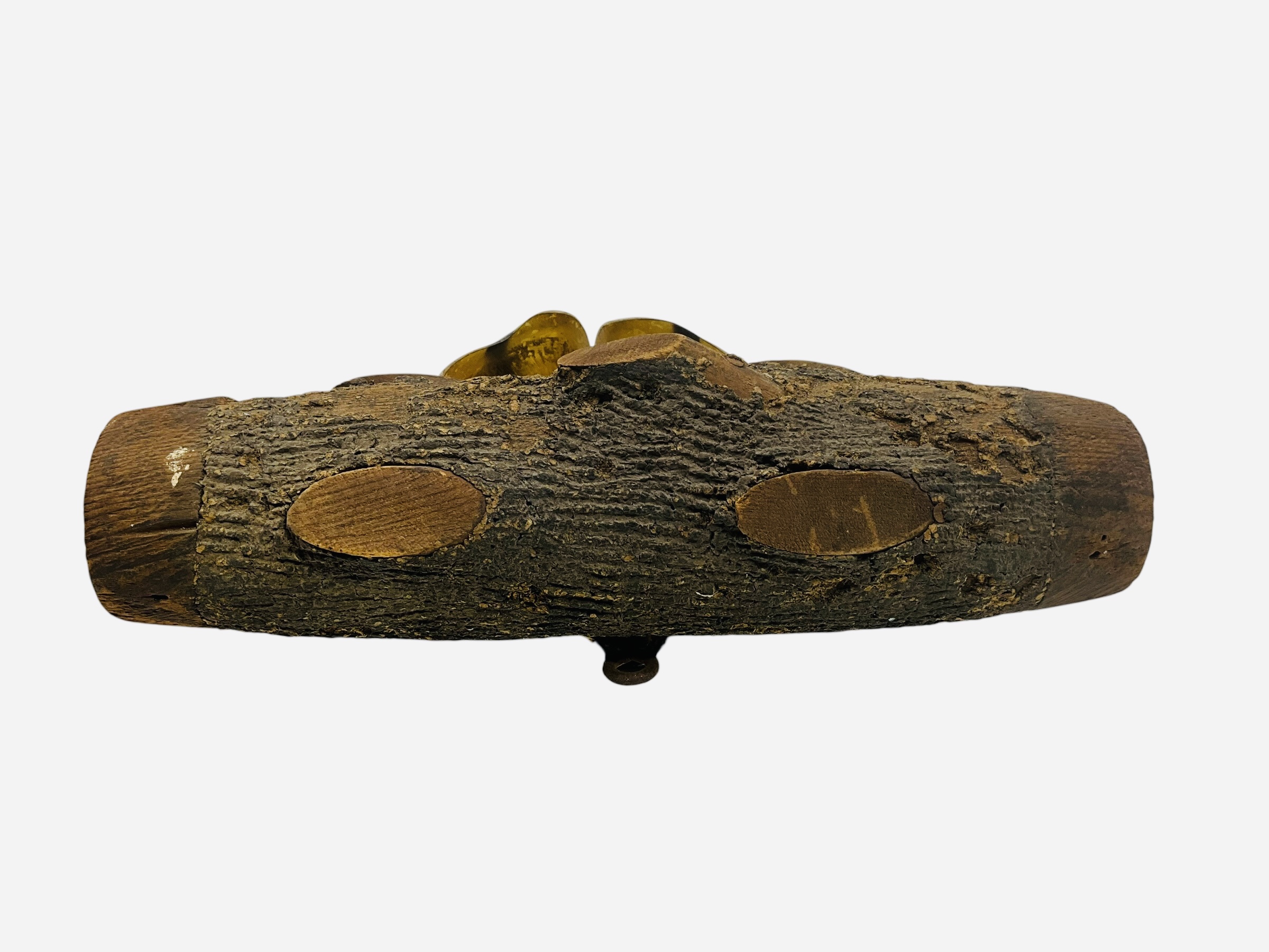 Hand Made Primitive Animal Hoof Match Holder