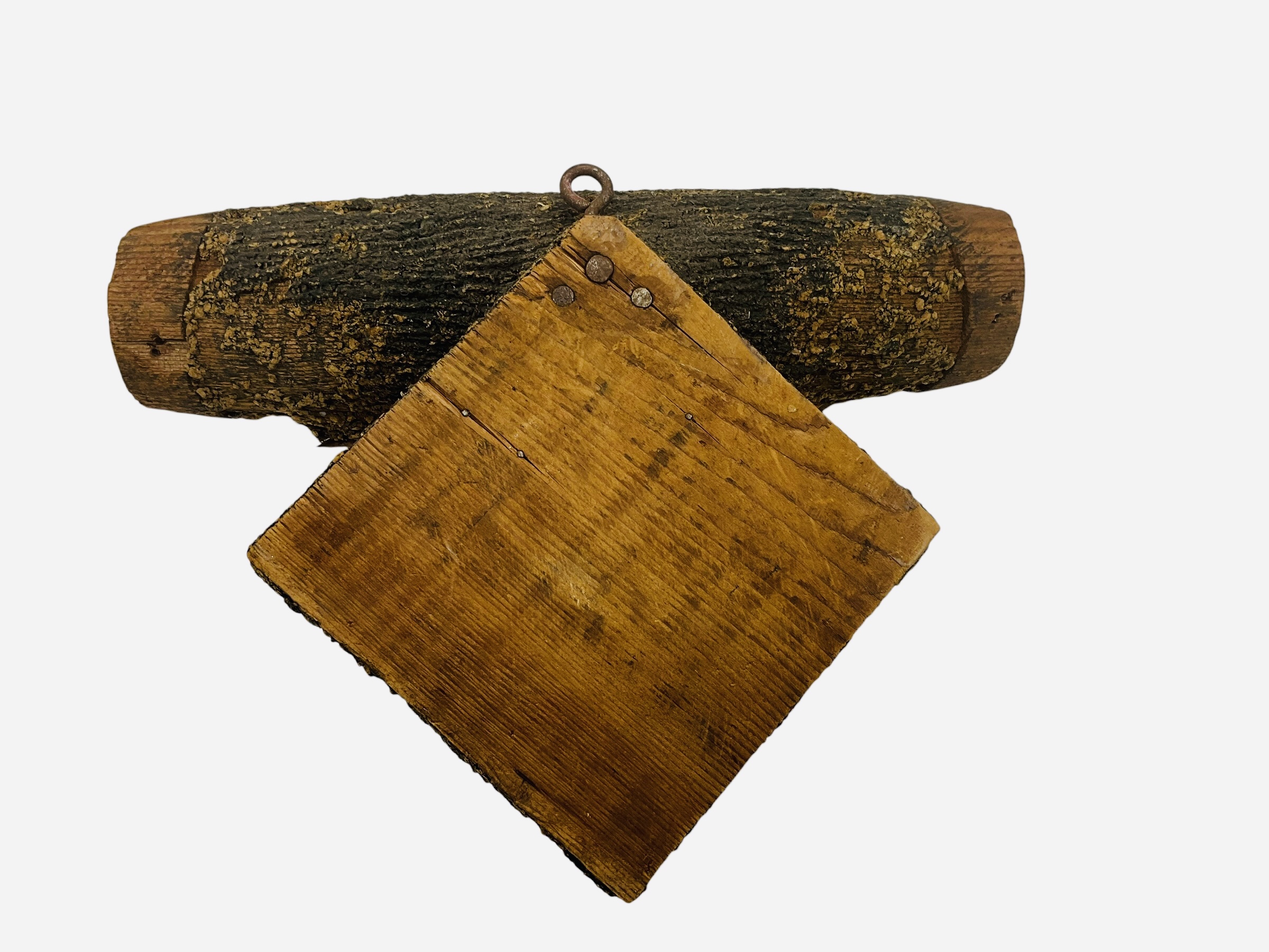 Hand Made Primitive Animal Hoof Match Holder