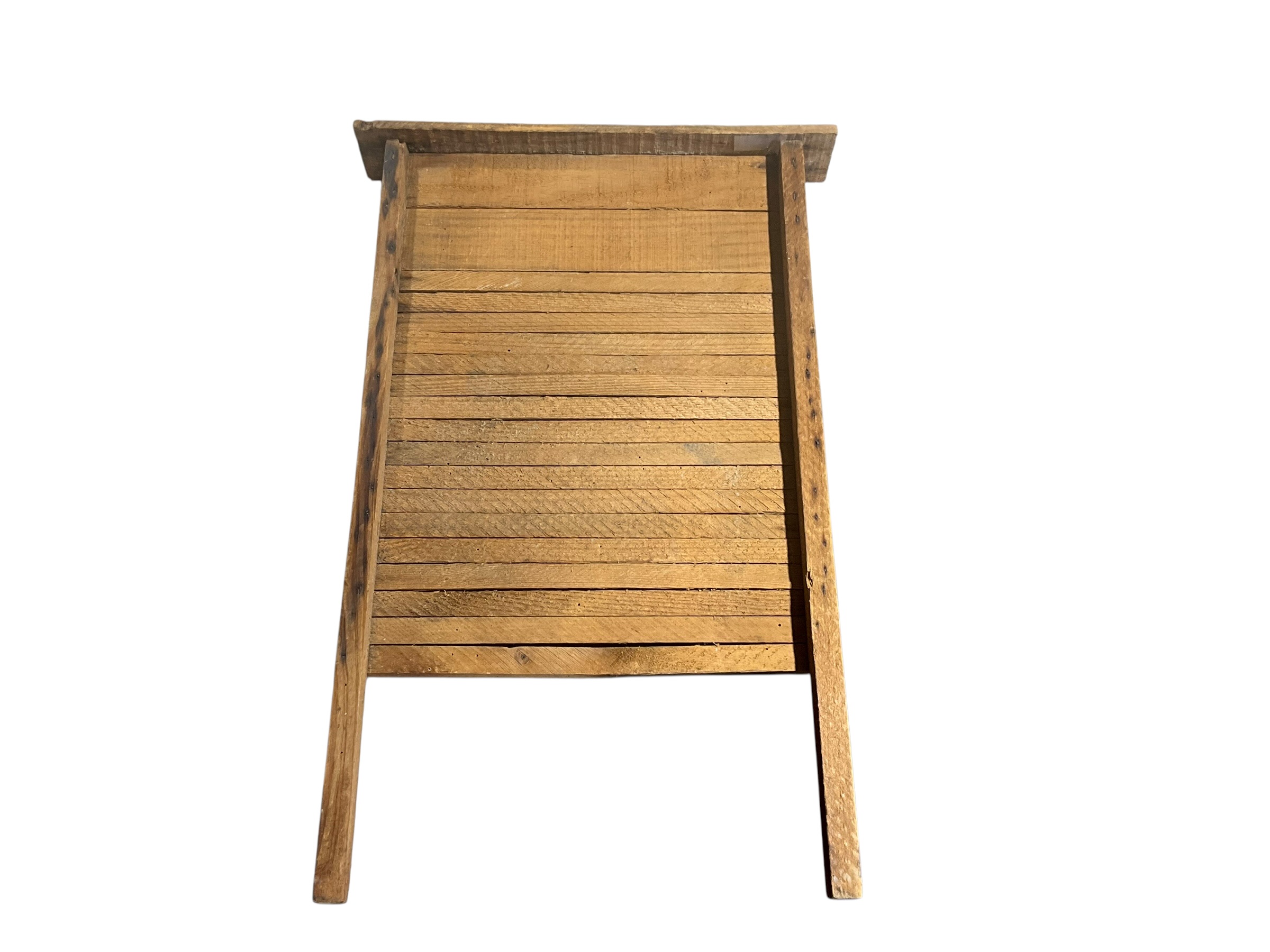 Antique Primitive Wooden Washboard