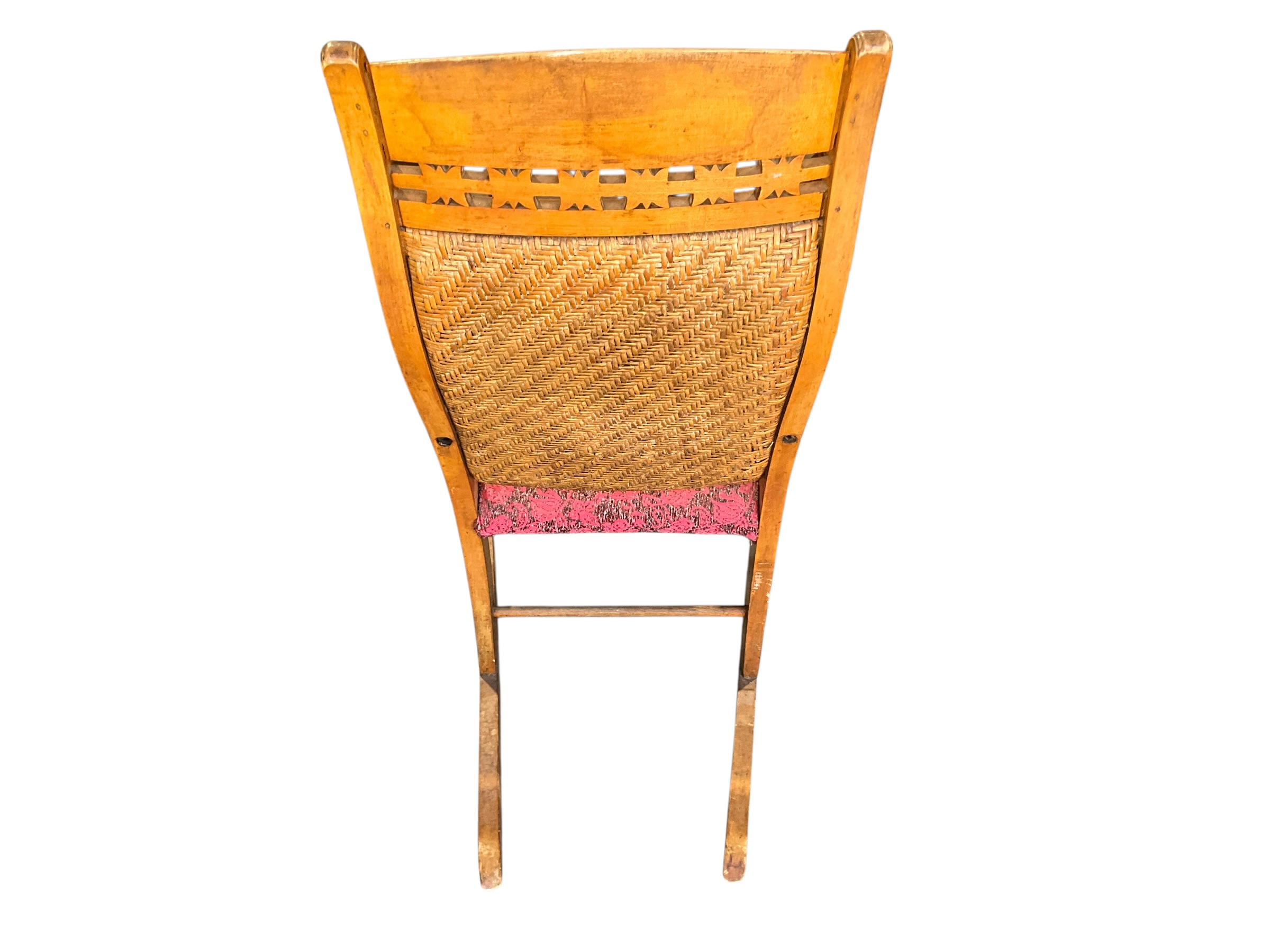 Vintage Rocking Chair with Cane Back