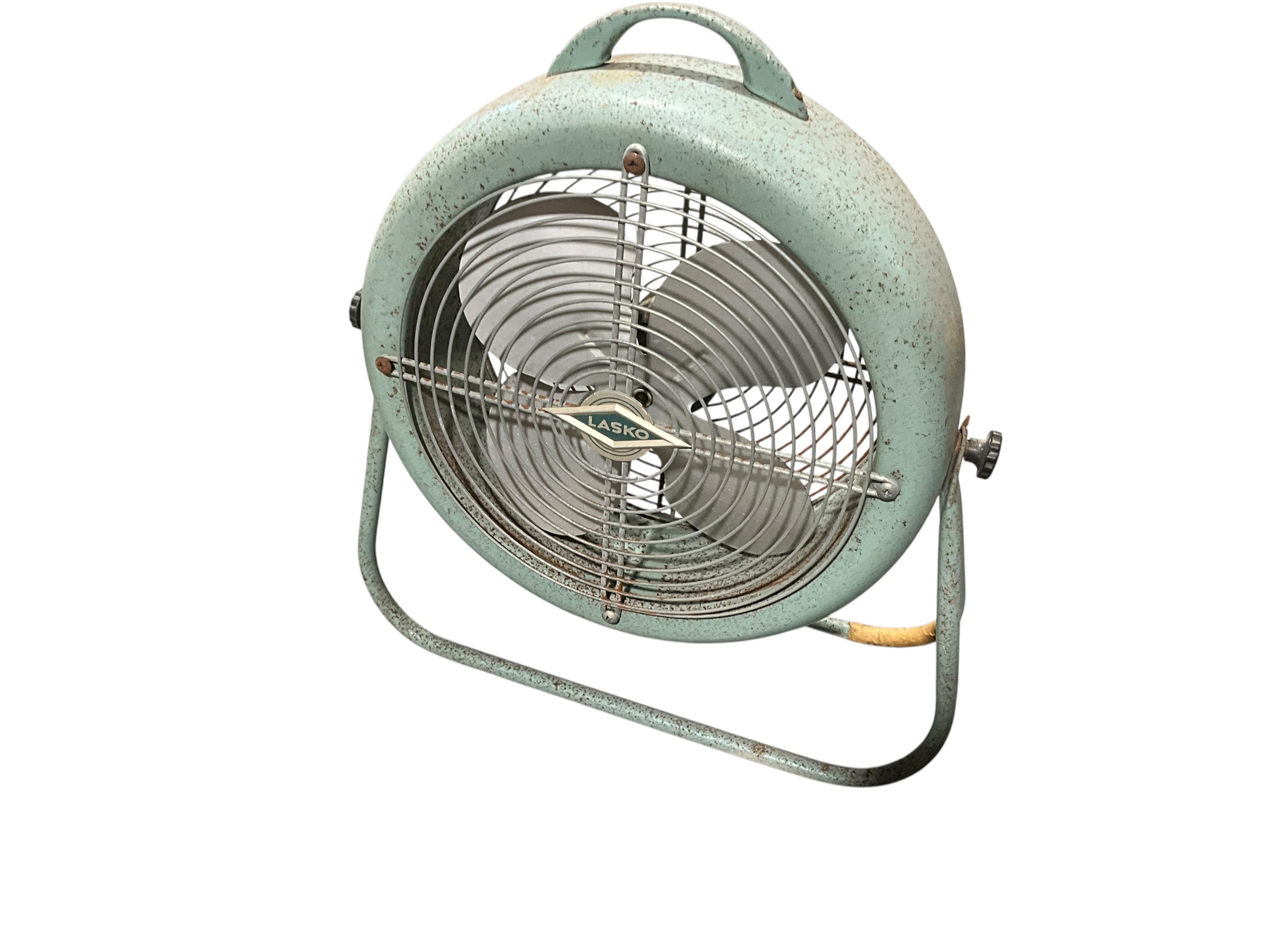 Vintage Turquoise Lasko Fan