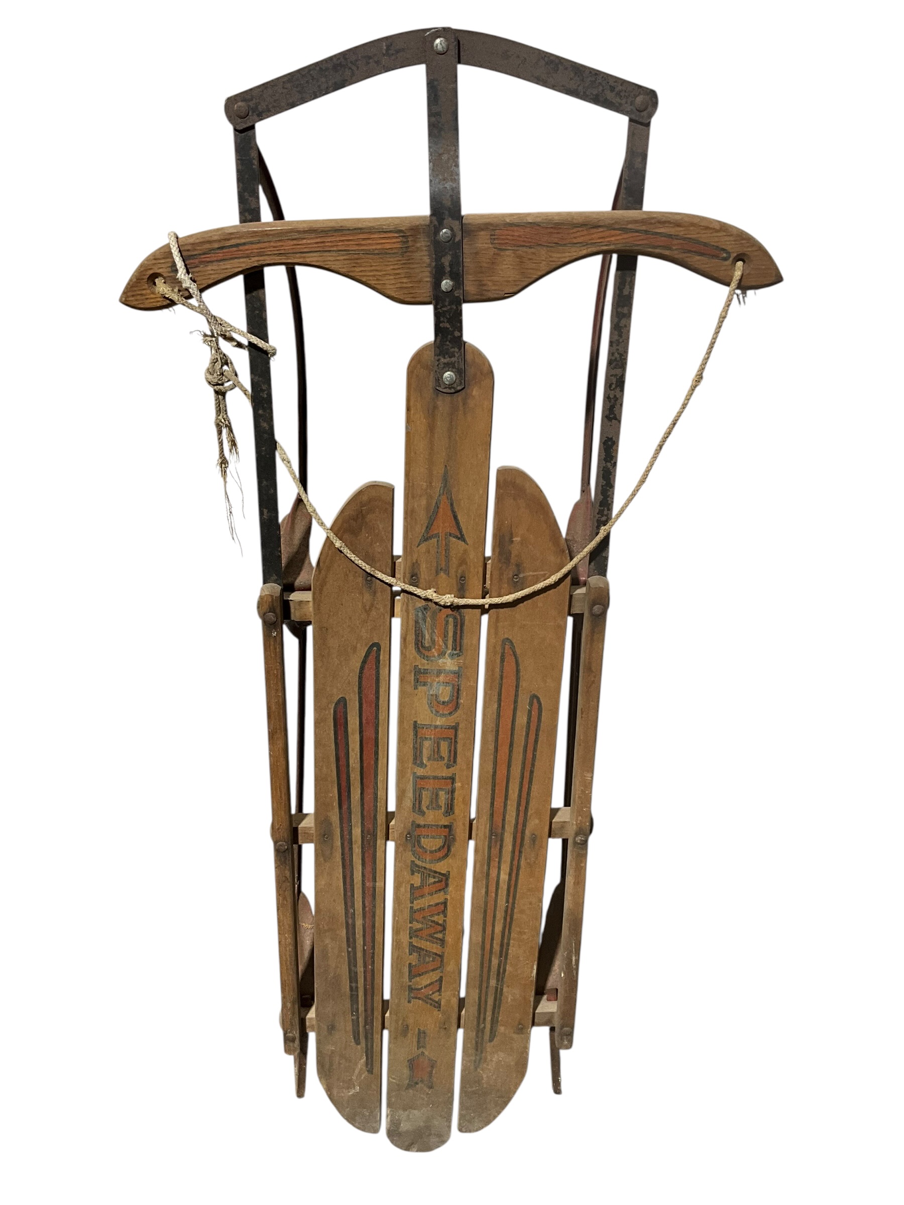Vintage Wooden Speedway Sled