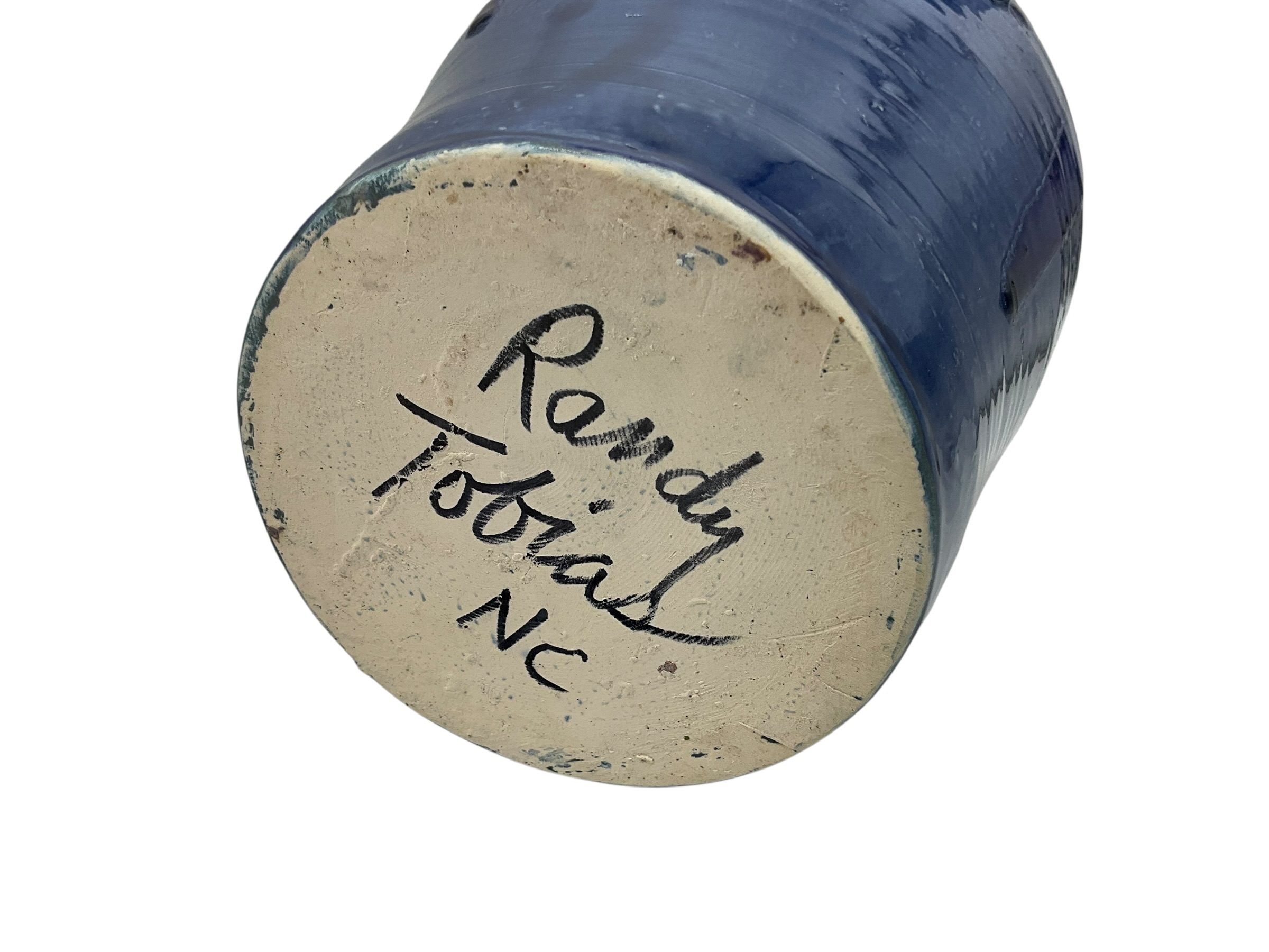Randy Tobias Blue Face Jug