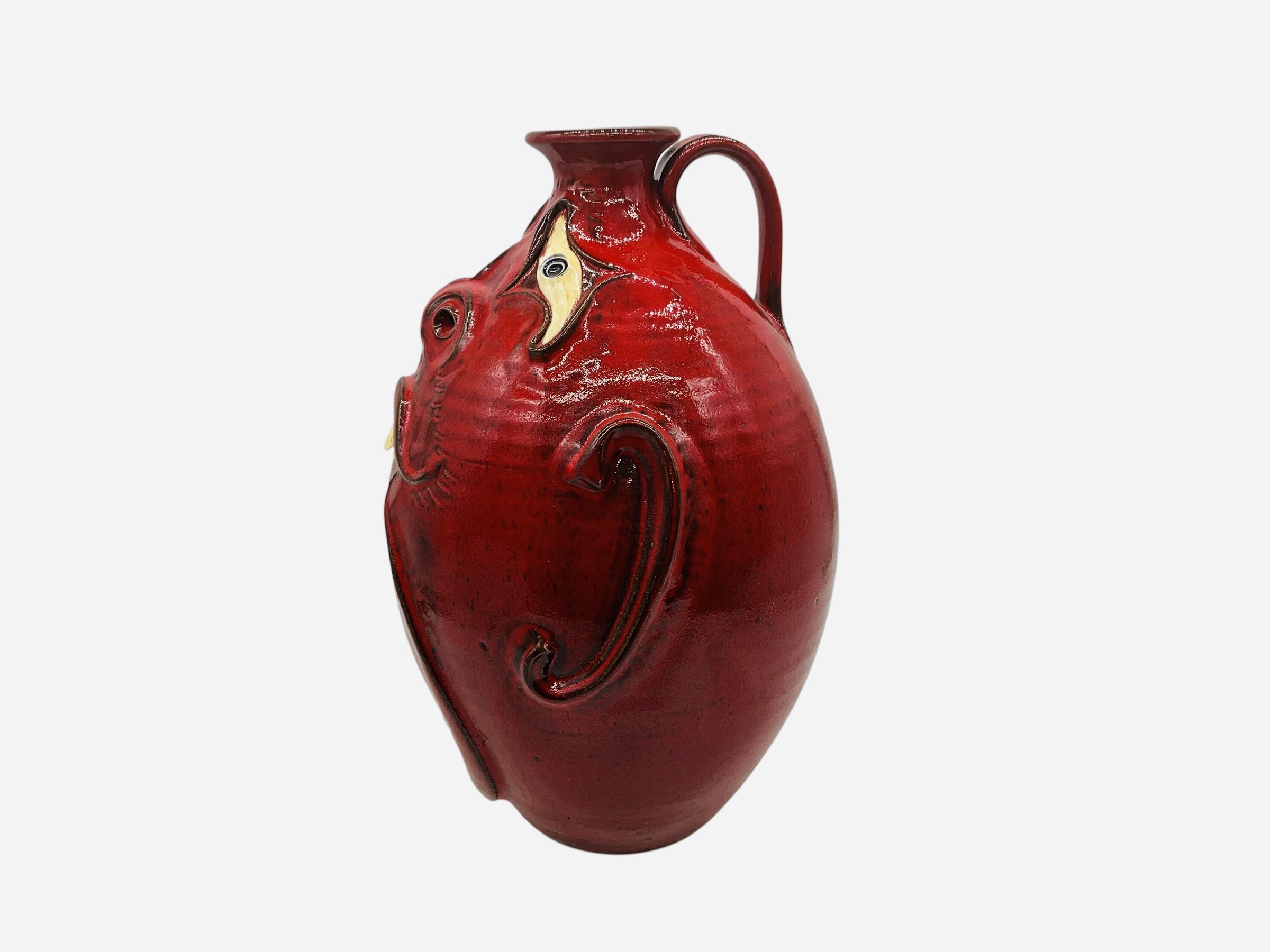 Roger Corn Red Face Jug