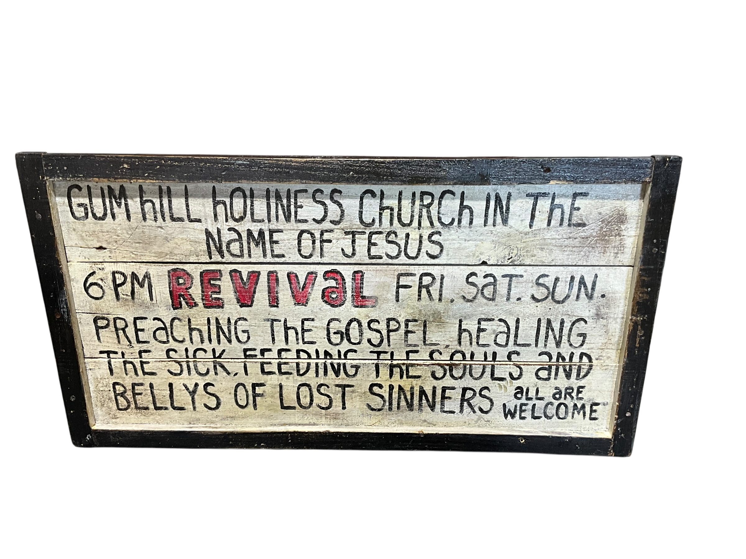 Gumhill Holiness Church Sign