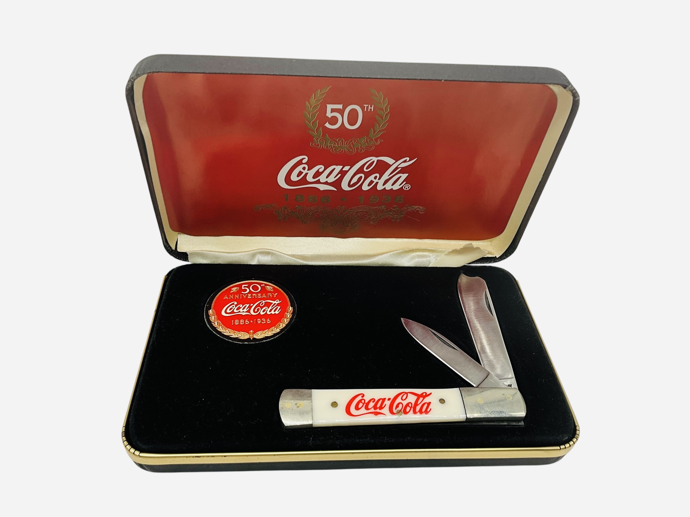 Frost Cutlery Coca Cola 50th Anniversary Box Set