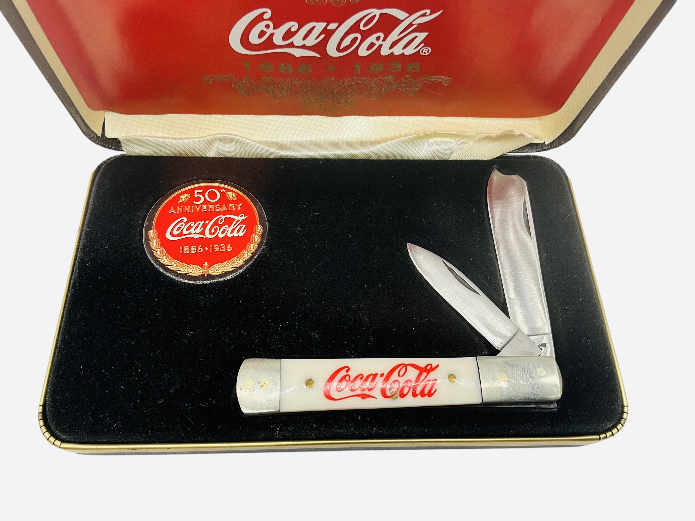 Frost Cutlery Coca Cola 50th Anniversary Box Set