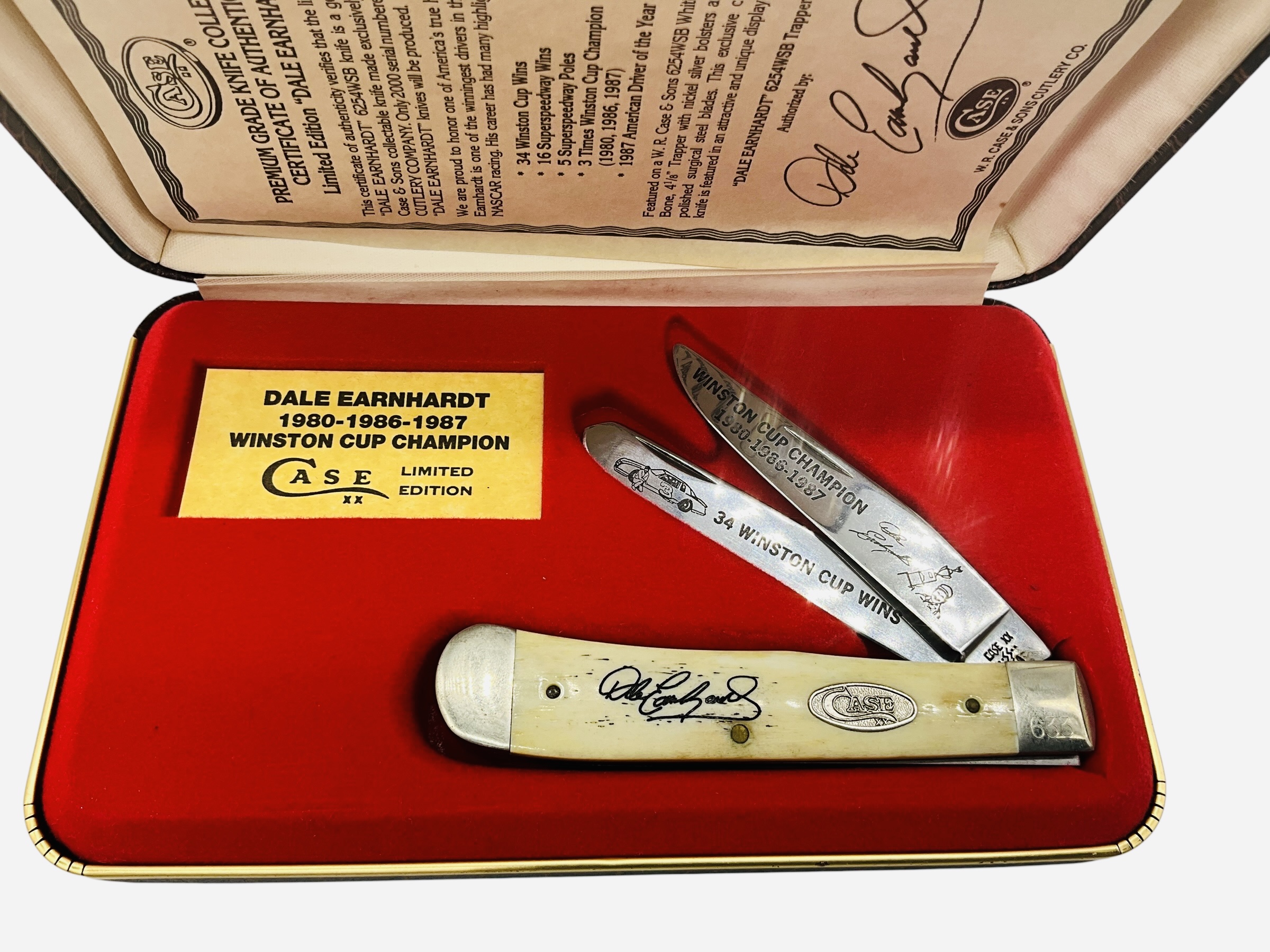 Case Knife Dale Earnhardt Box Set