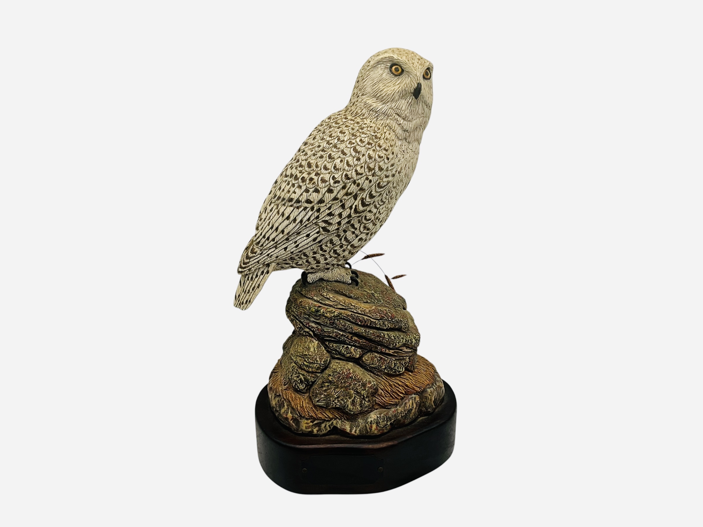 James Darnell Sculpture - Snowy Owl