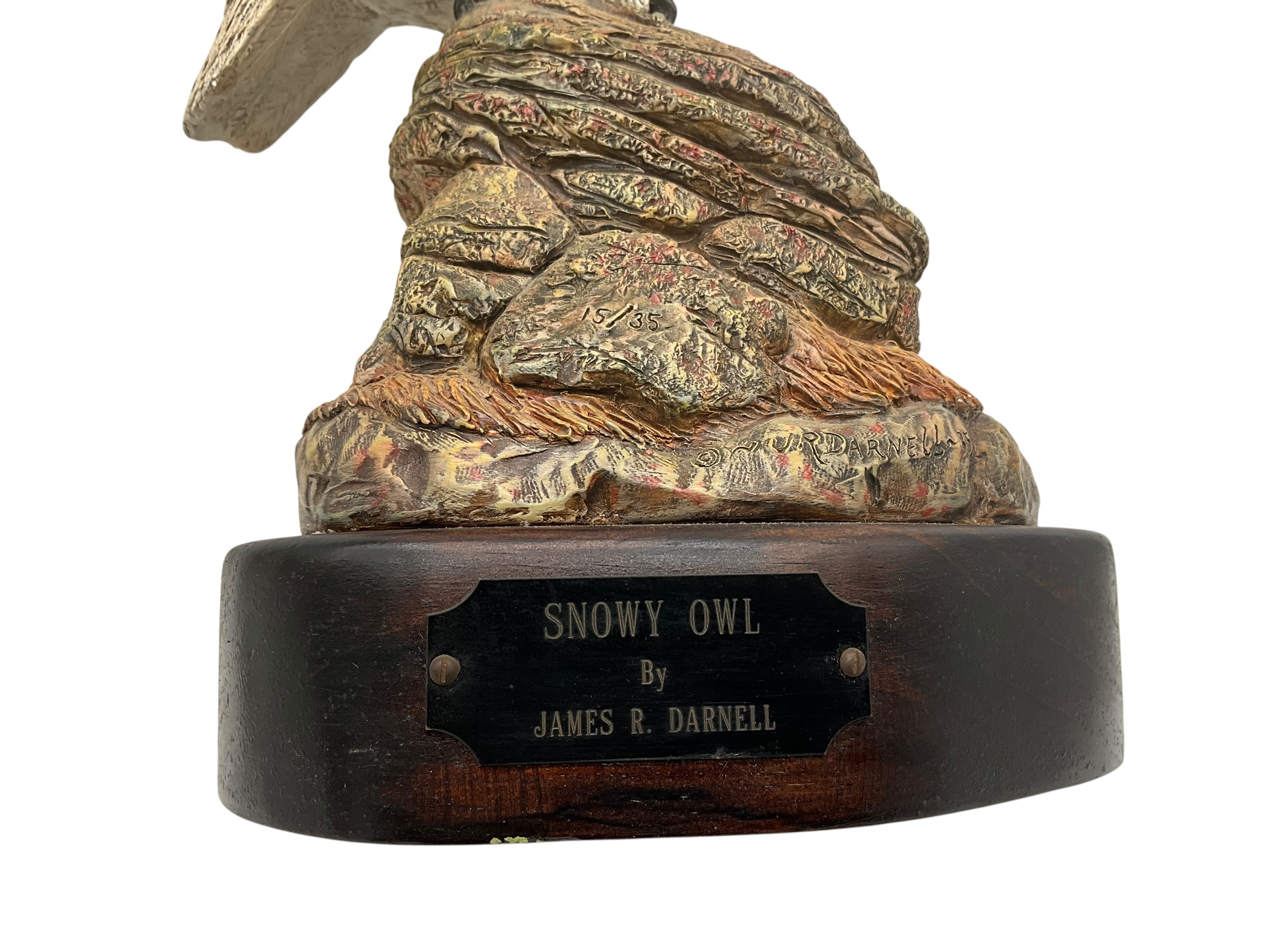 James Darnell Sculpture - Snowy Owl