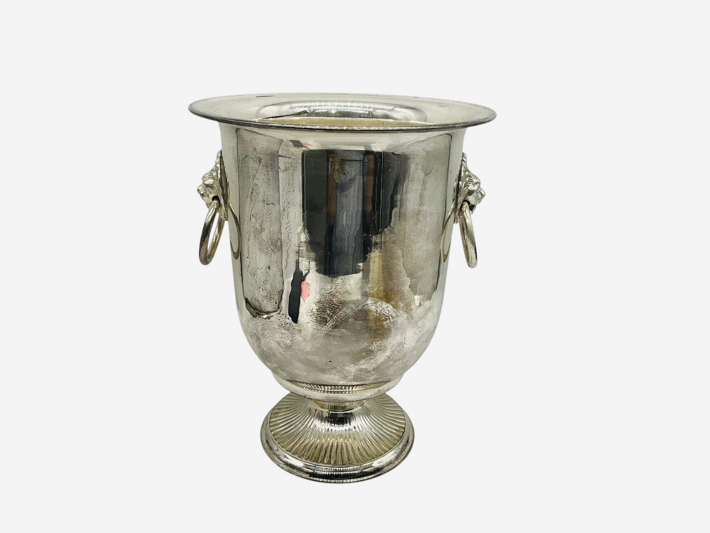 Silver Plate Ice Champagne Bucket