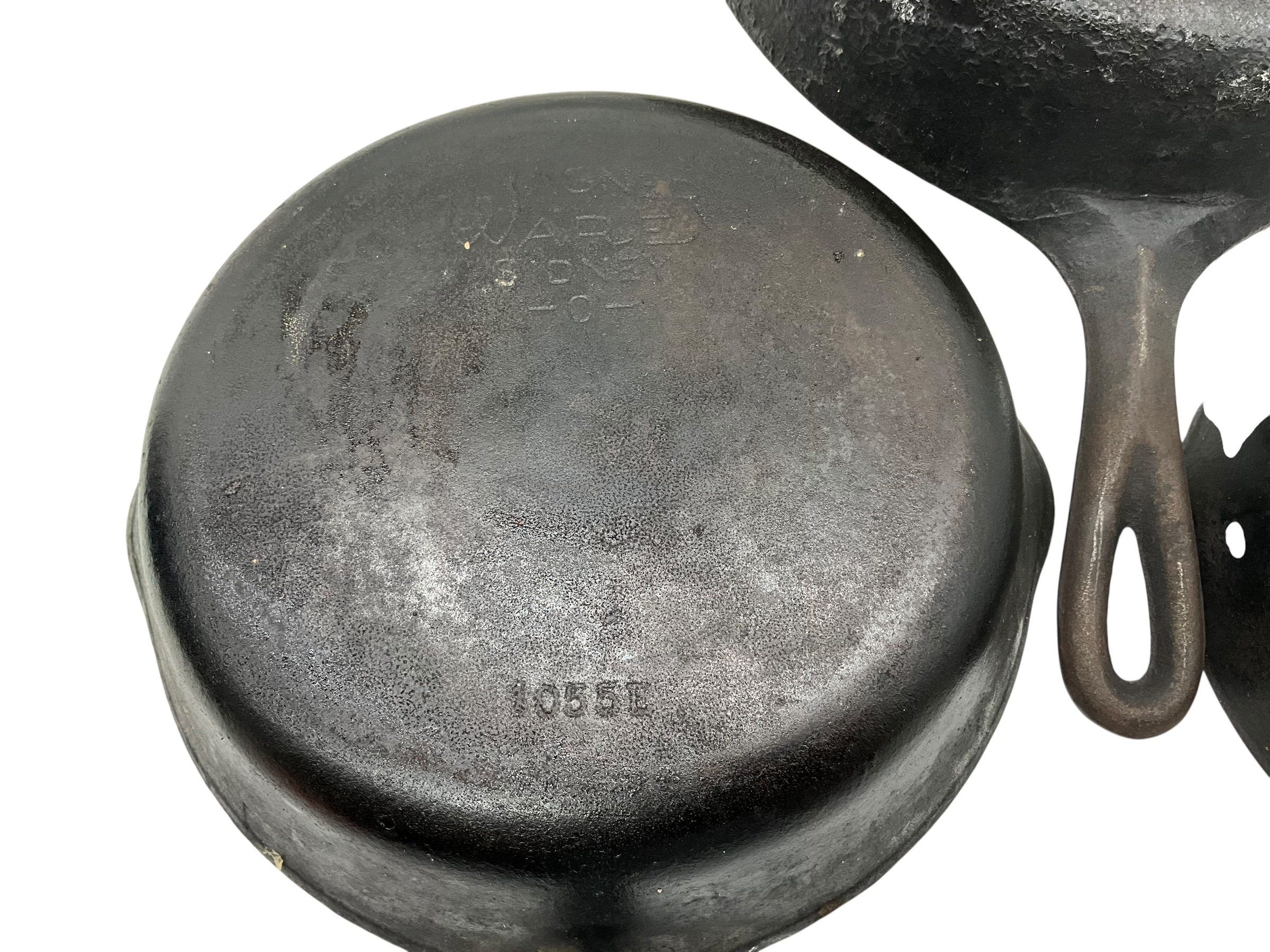 Lot Of 3 Cast Iron Pans Griswold / Wagner Ware