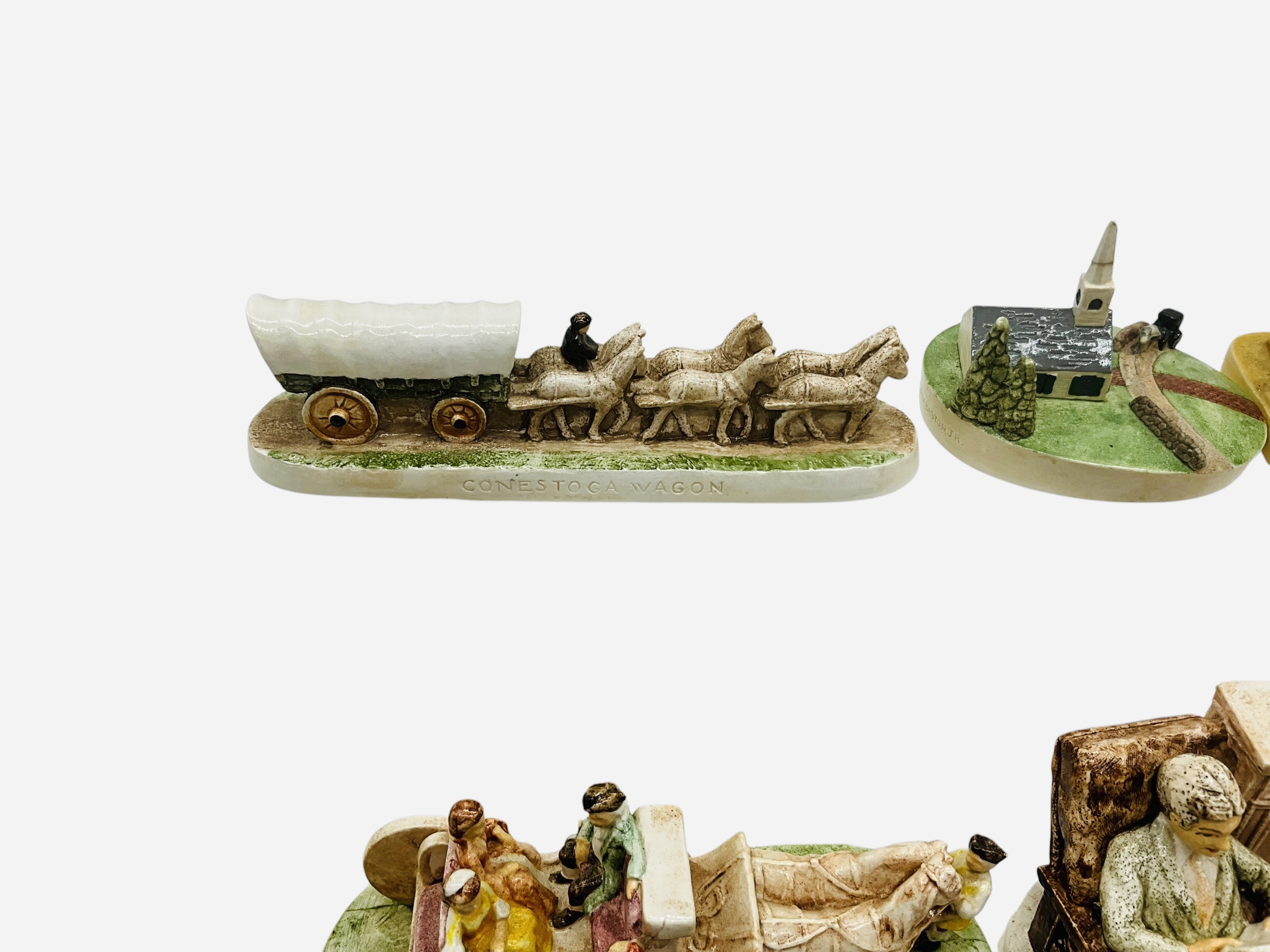 Lot Of 13 Sebastian Miniatures Hand Painted Figurines