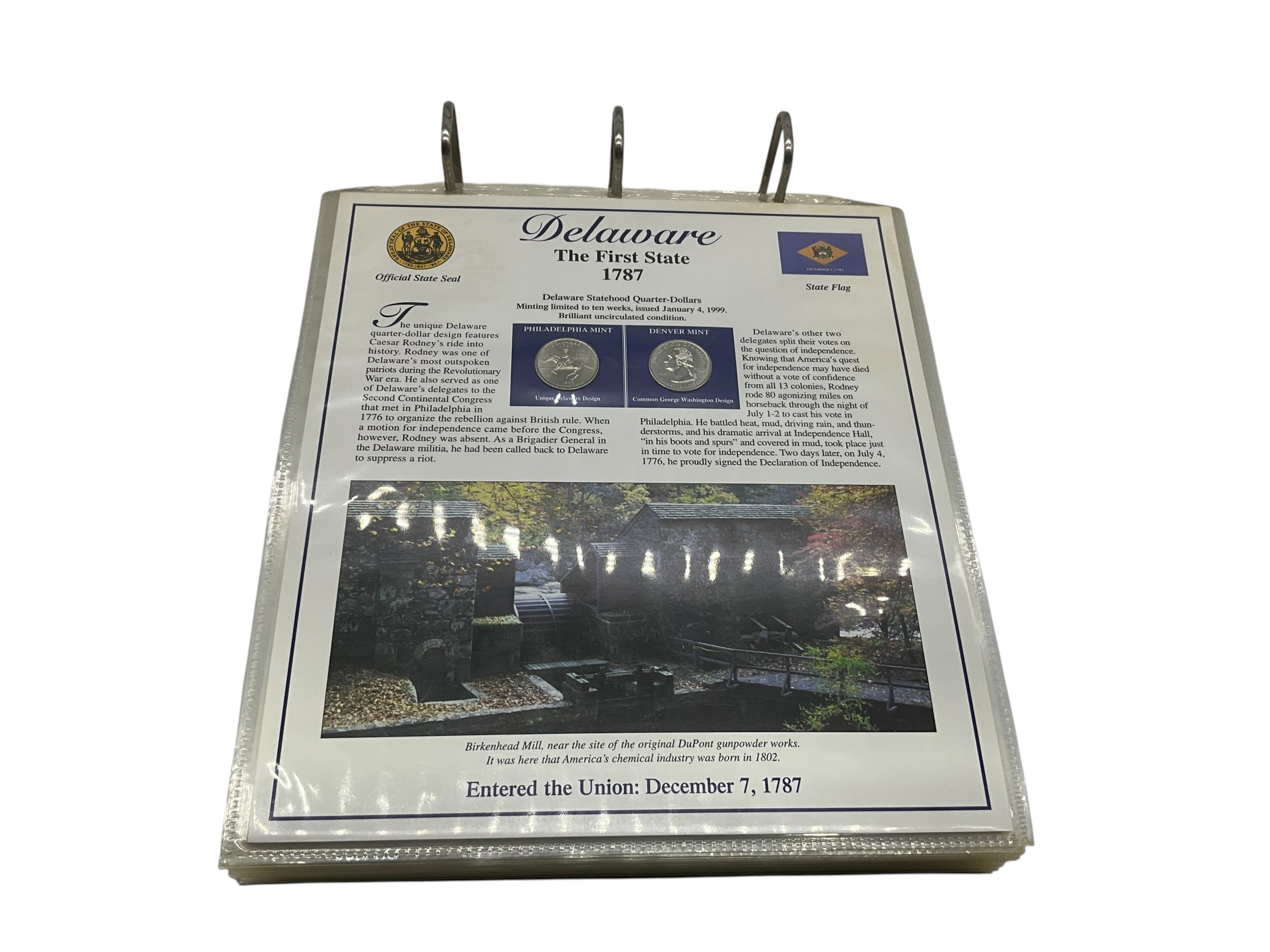 Statehood Quarters Collection Complete Set Volume 1 Complete