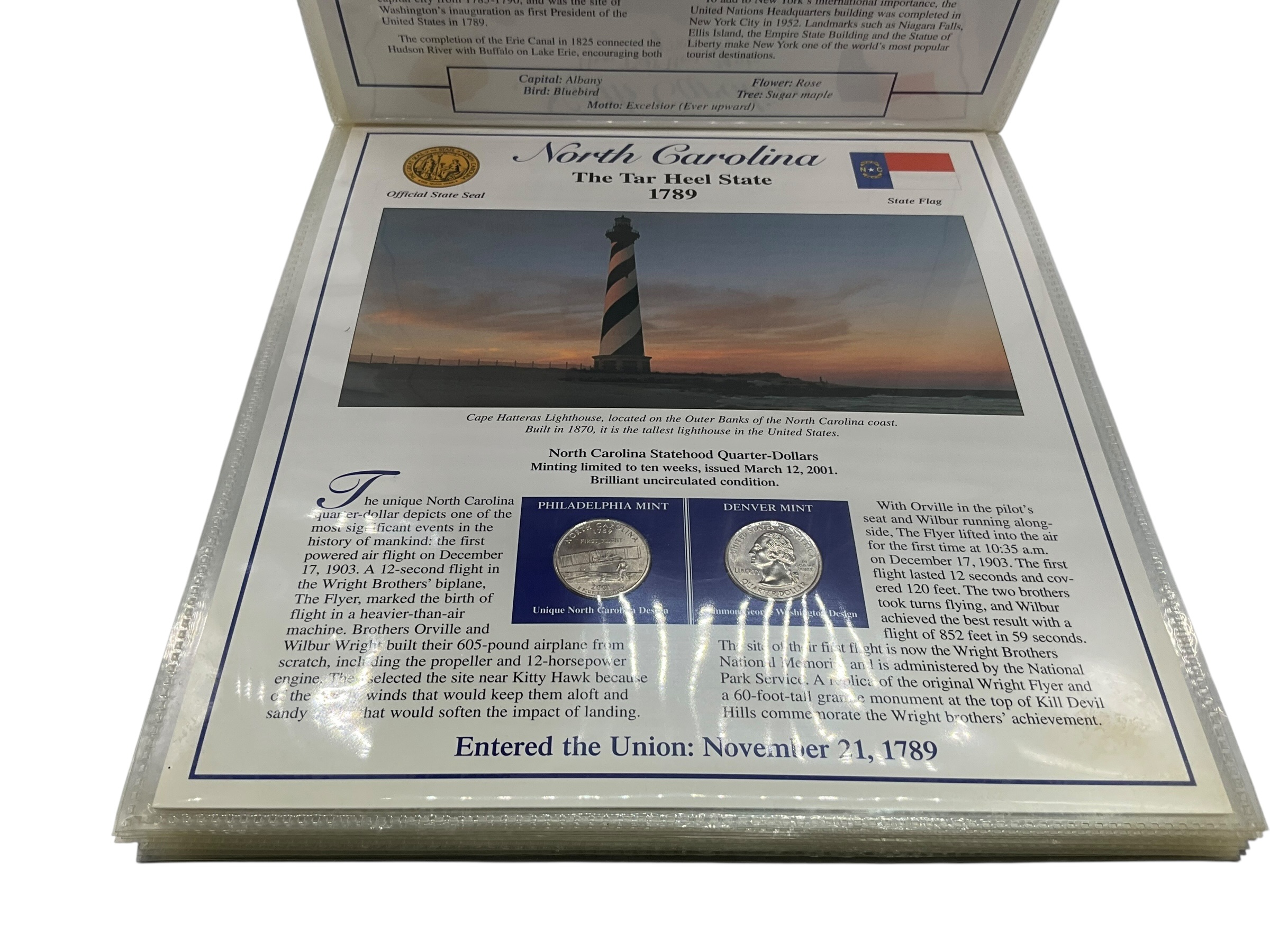 Statehood Quarters Collection Complete Set Volume 1 Complete