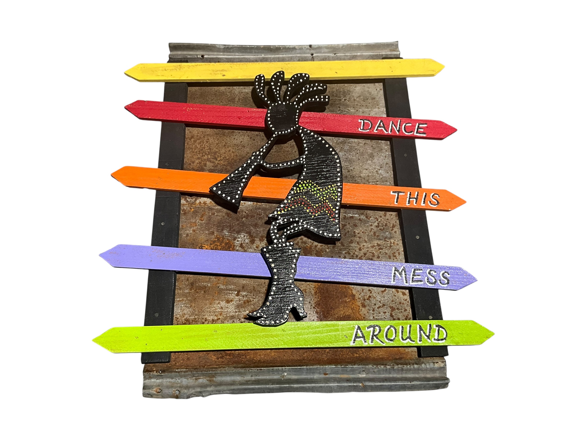 Hallie Edwards Folk Art “Dance This Mess Around” 2014