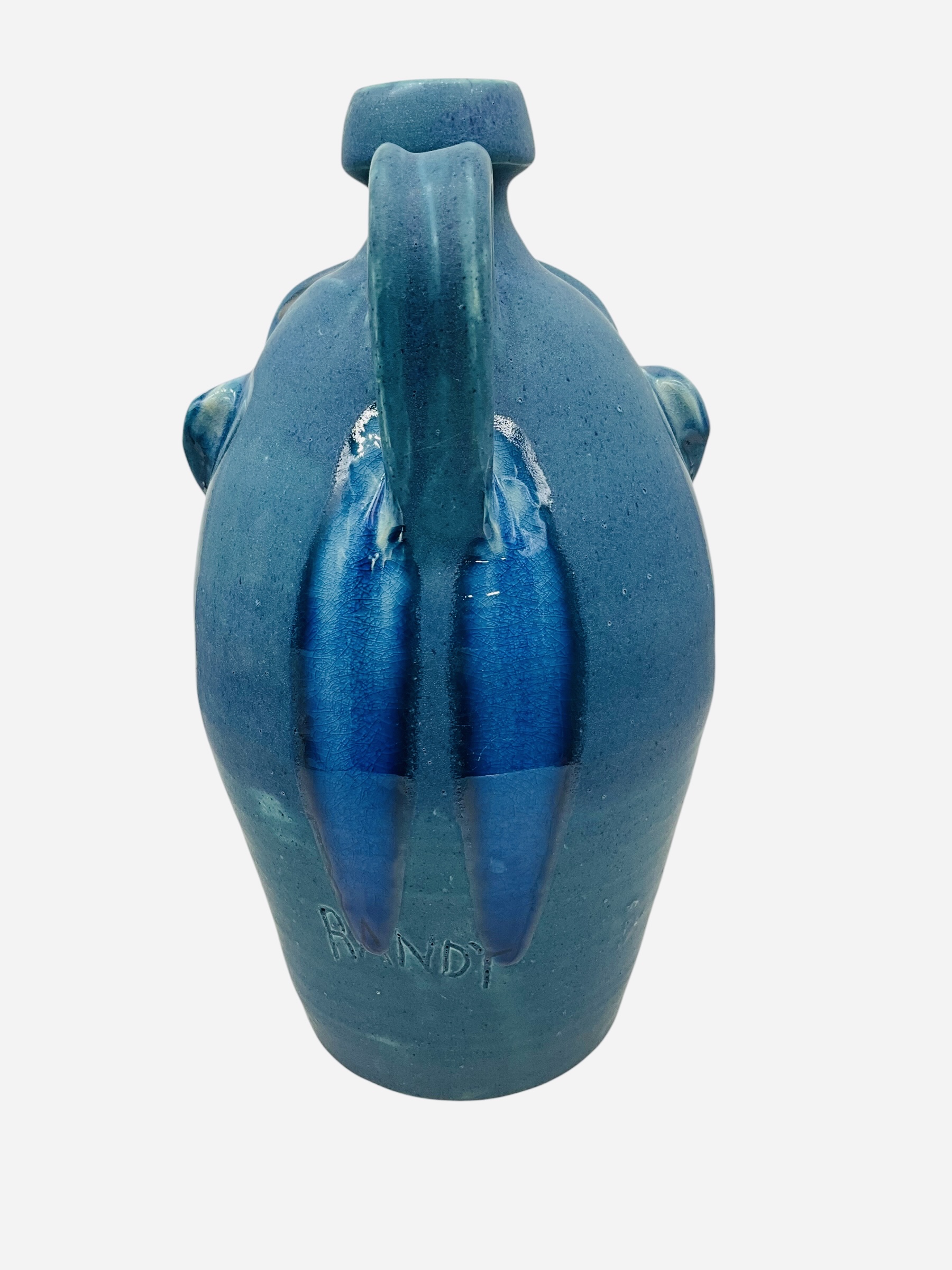 Randy Tobias Blue Face Jug