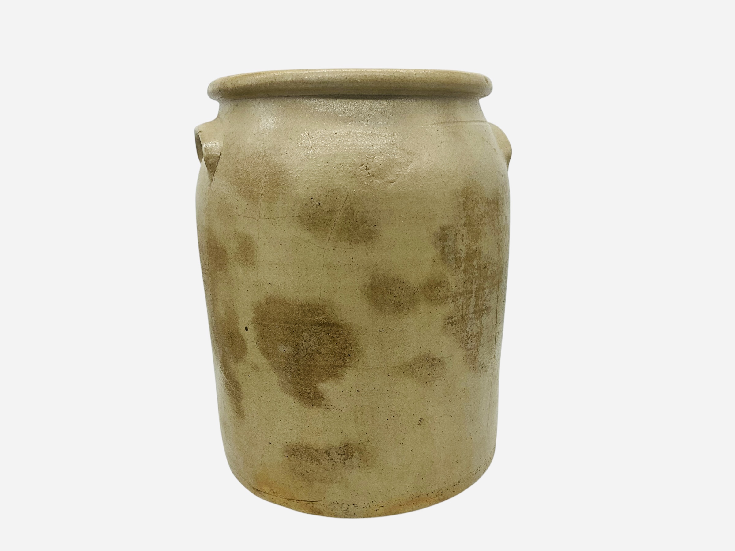 Elverson, Sherwood & Barker (E.S. & B.) New Brighton Pennsylvania Stoneware Crock