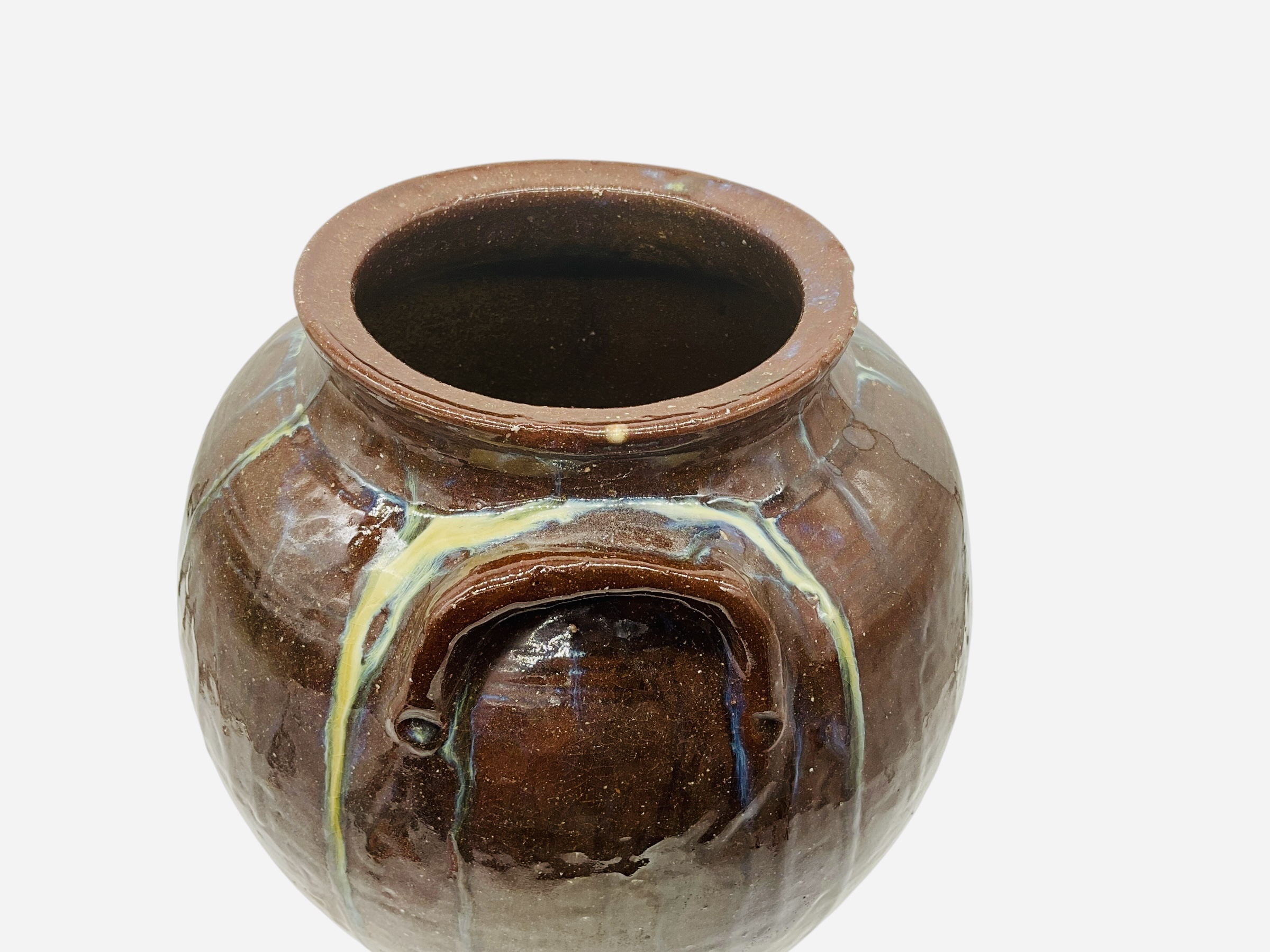 Unsigned Pottery Storage Jar