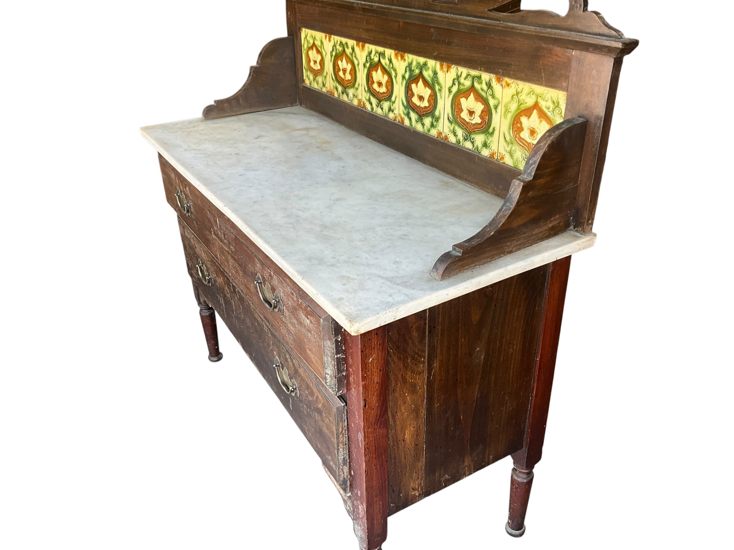 Antique Victorian Marble Top Wash Stand