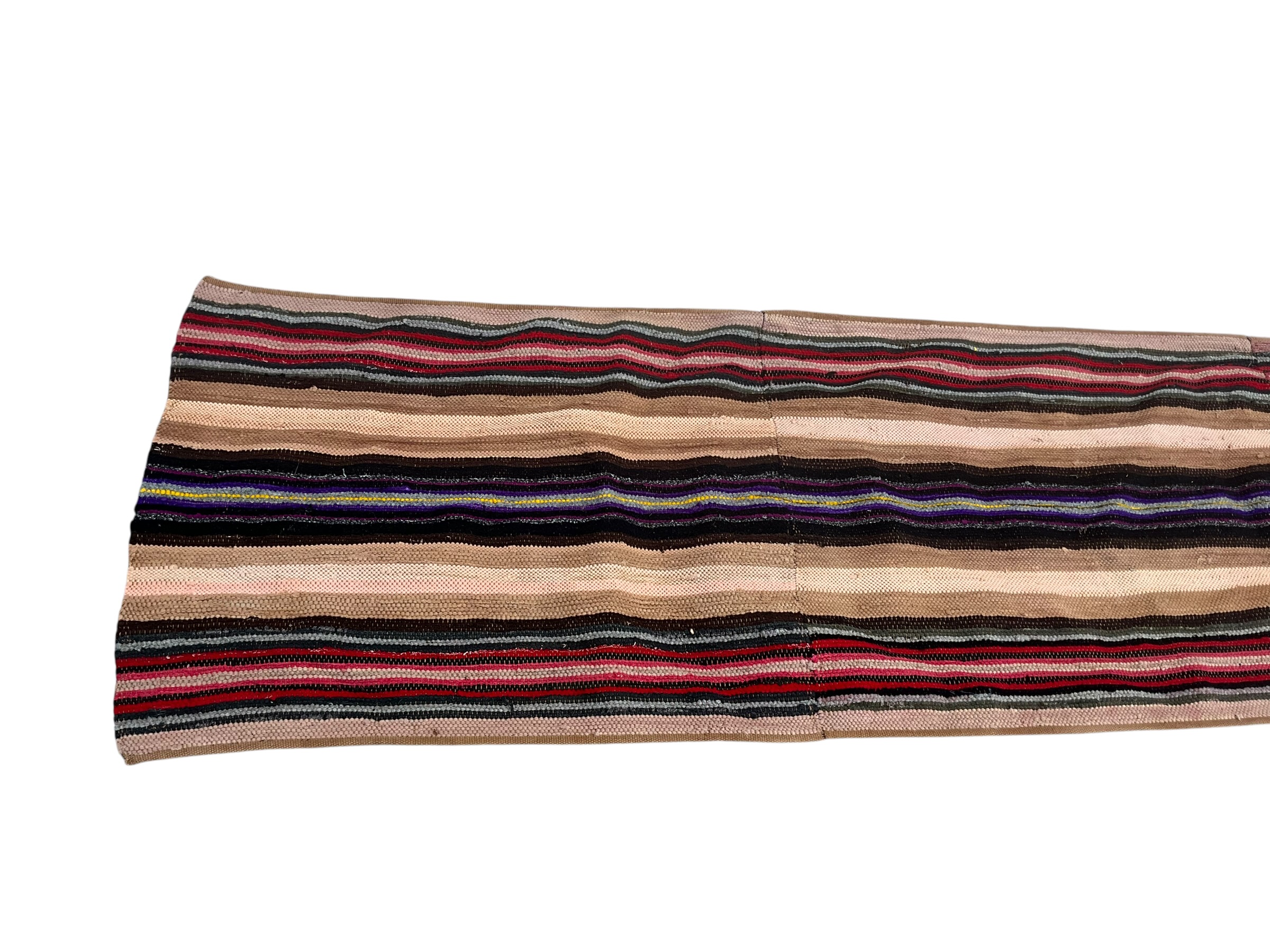 Handwoven Flat Weave Turkish Kilim Runner Rug