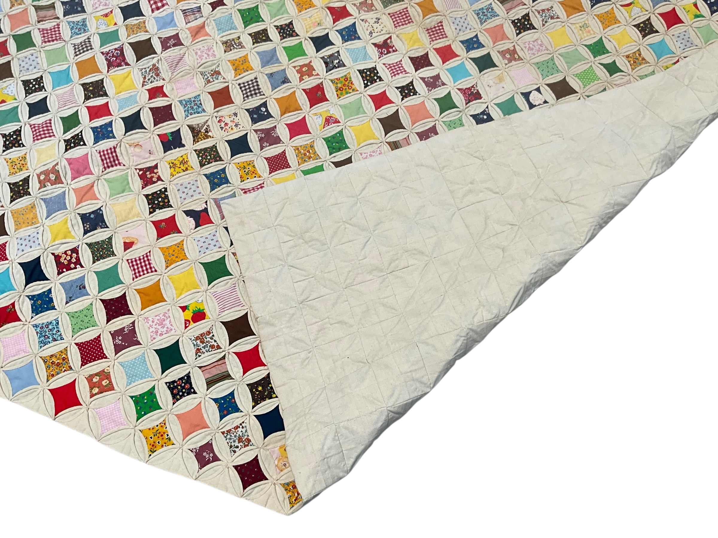 Cathedral Window Quilt Cornelia Ga With Makers Letter