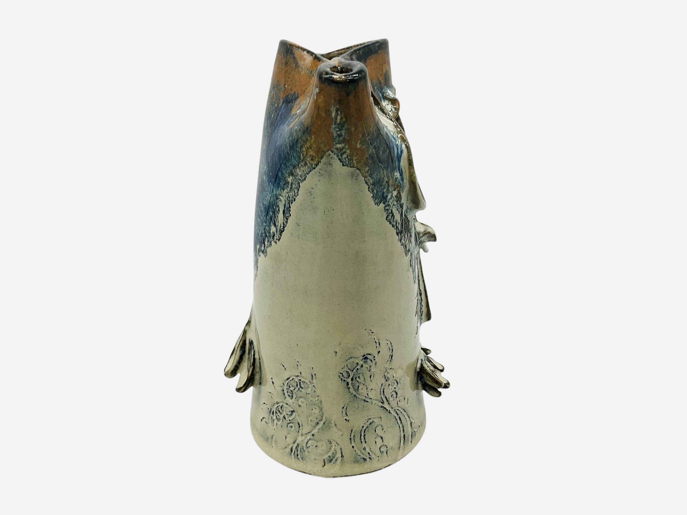 Unique Jonathan & Megan Corn Pottery Owl
