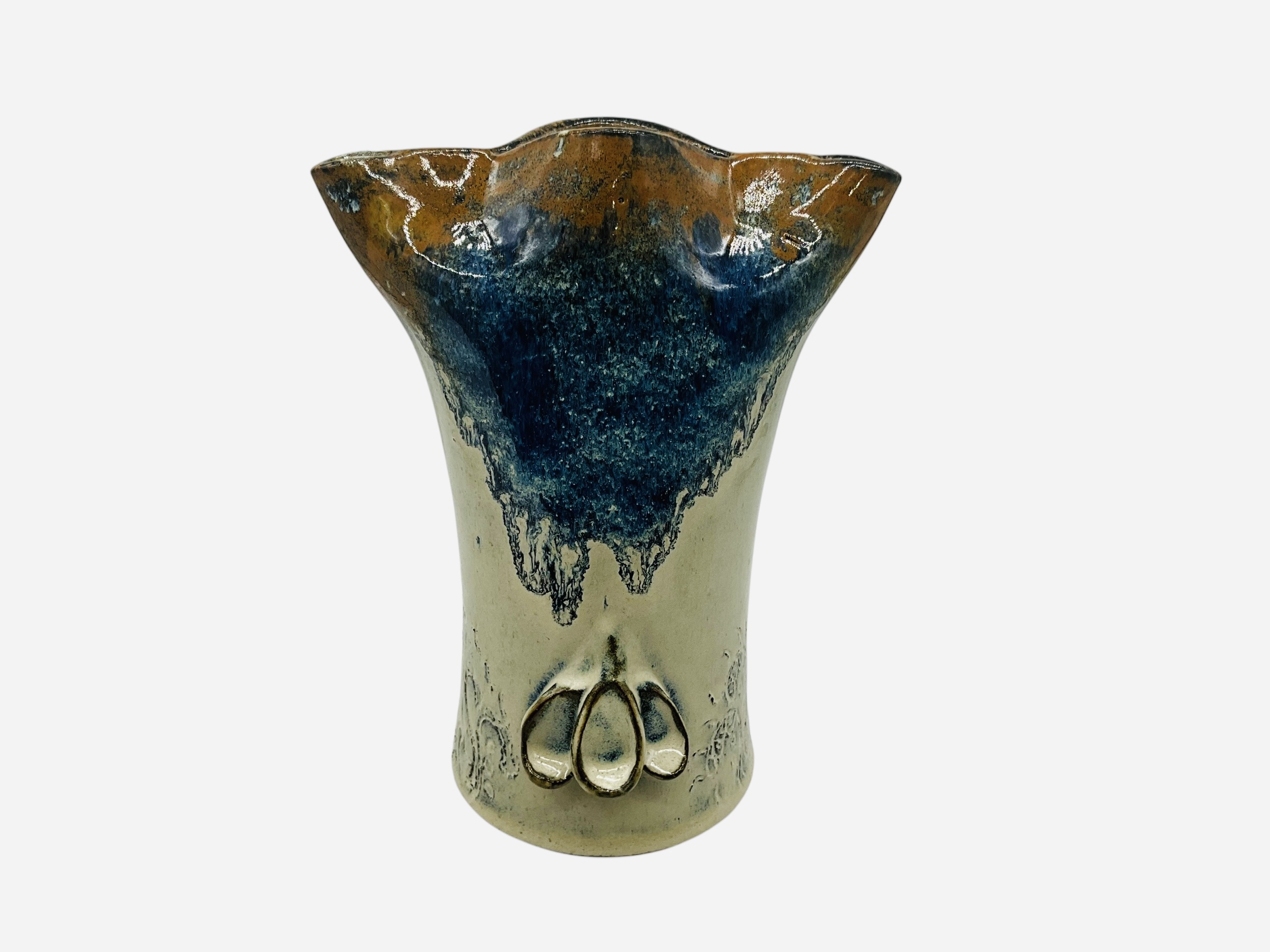 Unique Jonathan & Megan Corn Pottery Owl