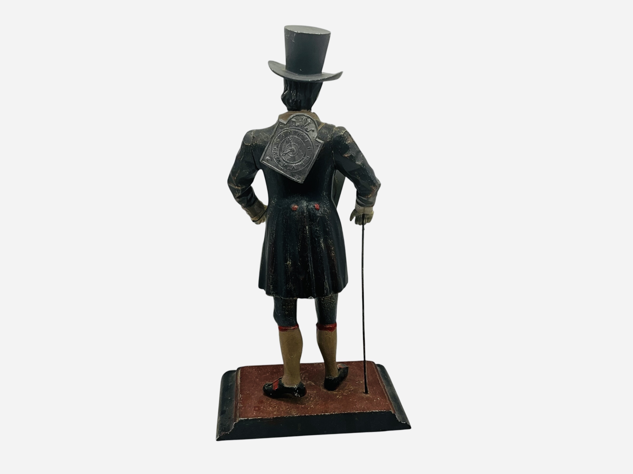 JVE Cast Iron Clock Man Peddler