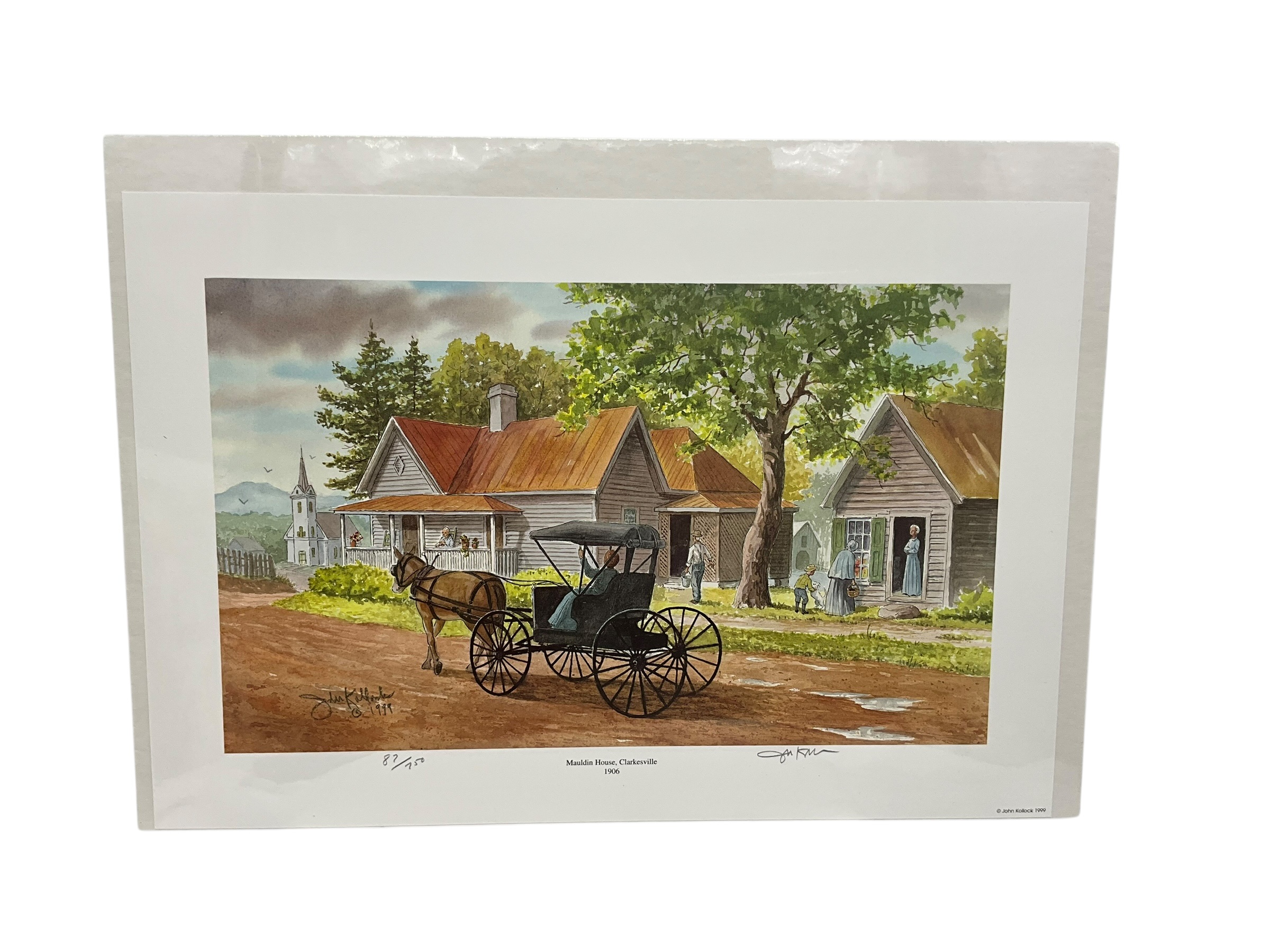 John Kollock Print - Mauldin House Clarkesville