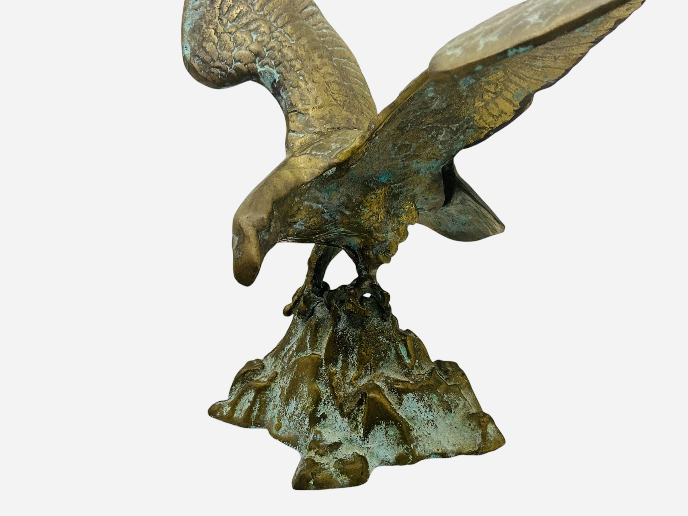 Brass Eagle Statue