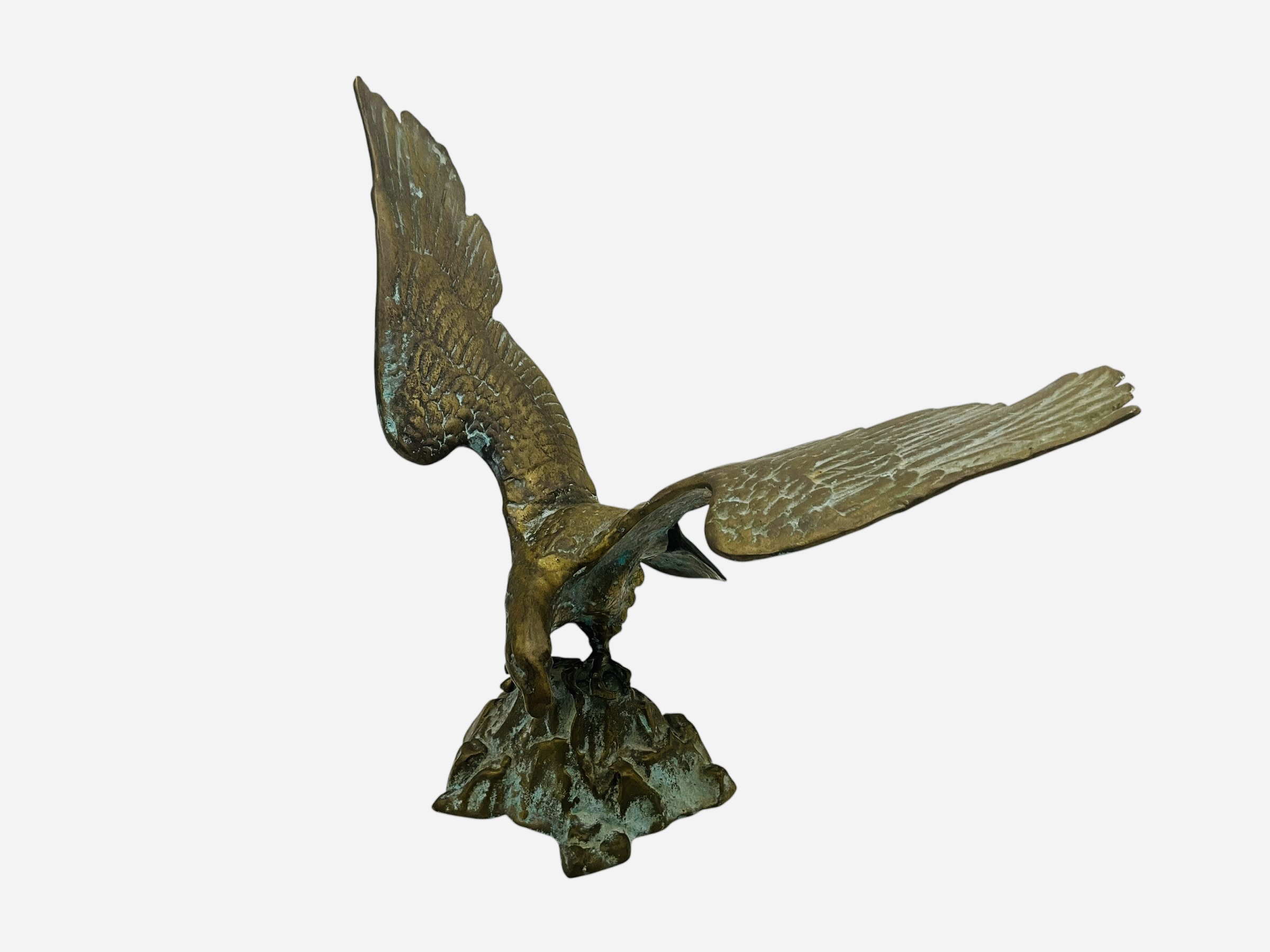 Brass Eagle Statue