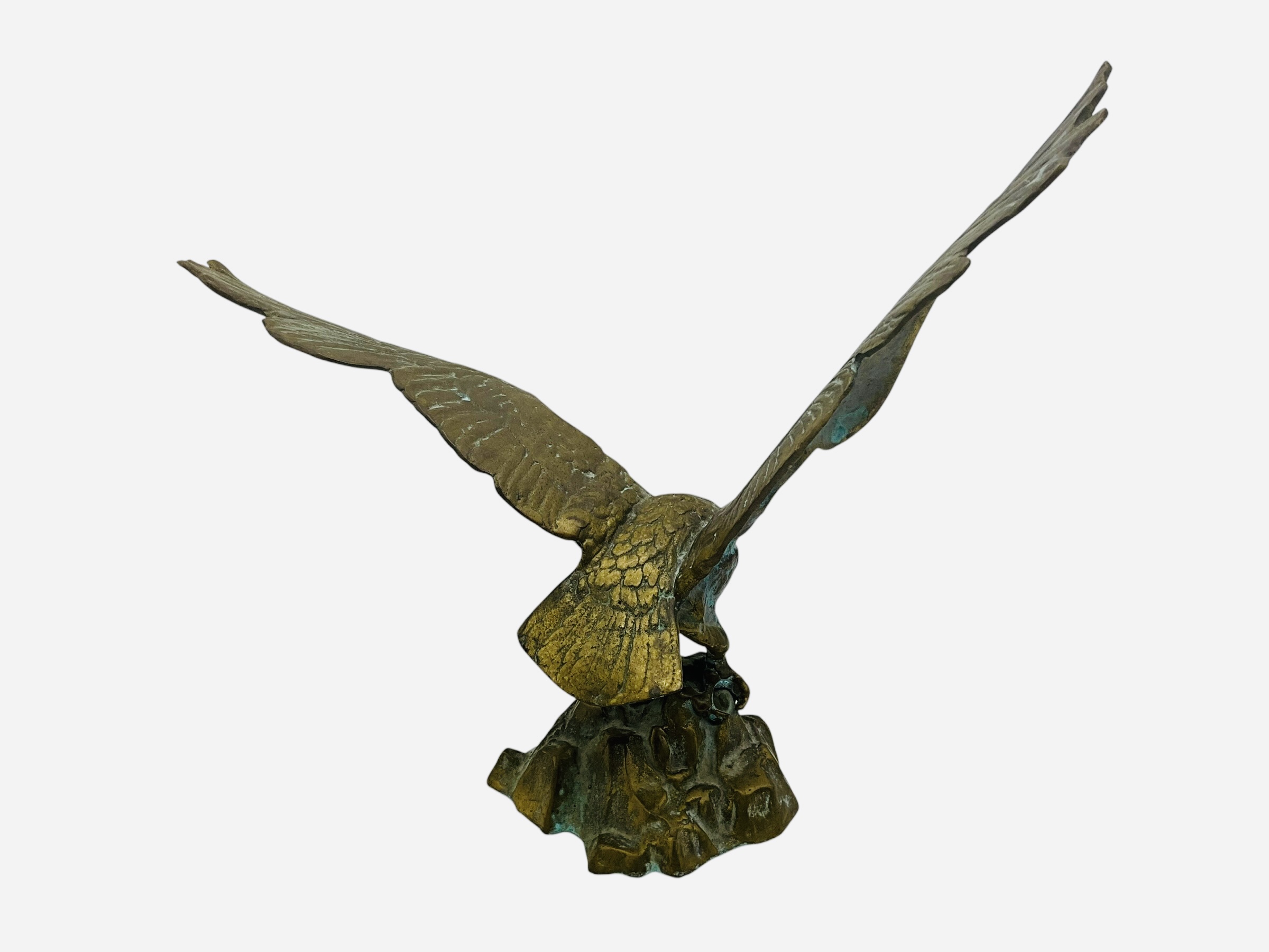 Brass Eagle Statue