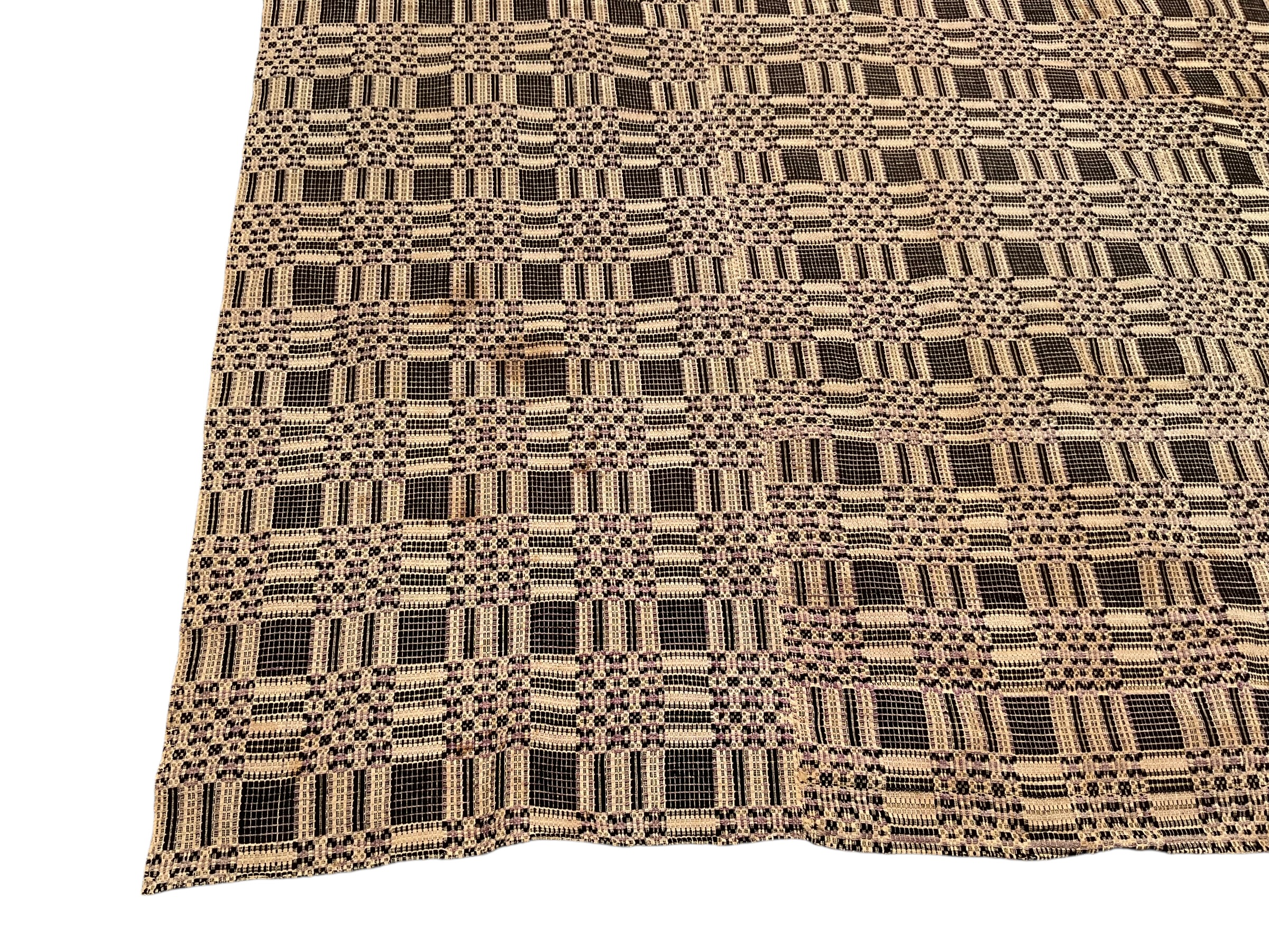 Awesome 1800’s Wool Coverlet