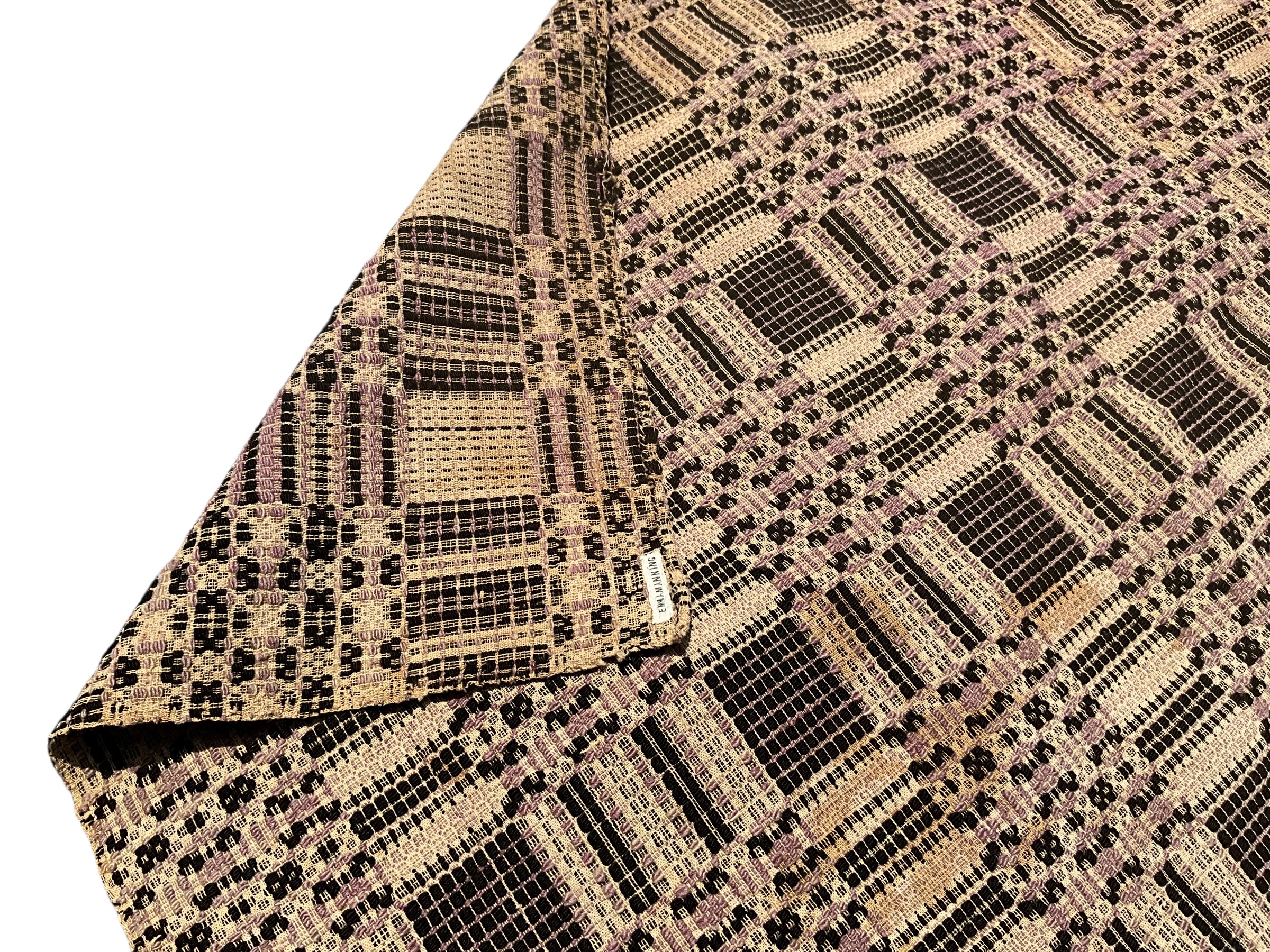 Awesome 1800’s Wool Coverlet
