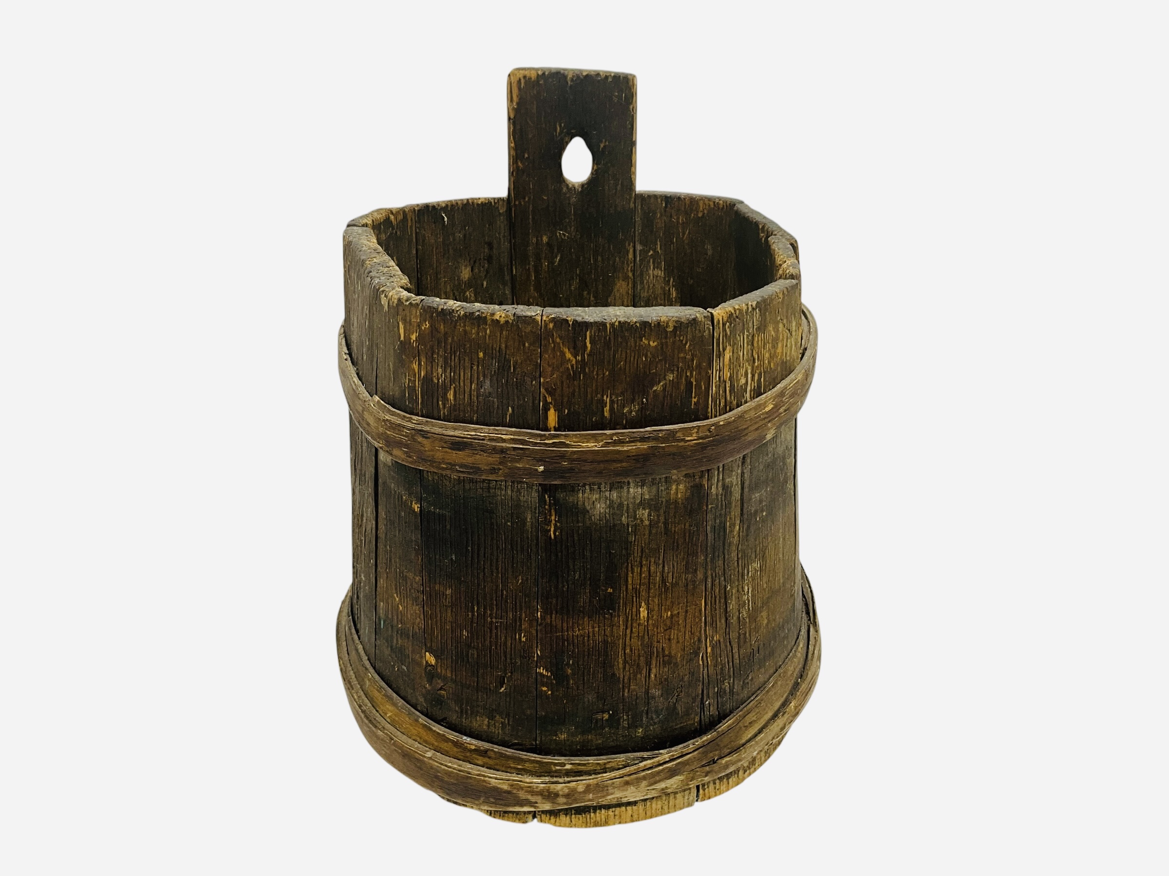 Primitive 1800’s Wood Gathering Bucket