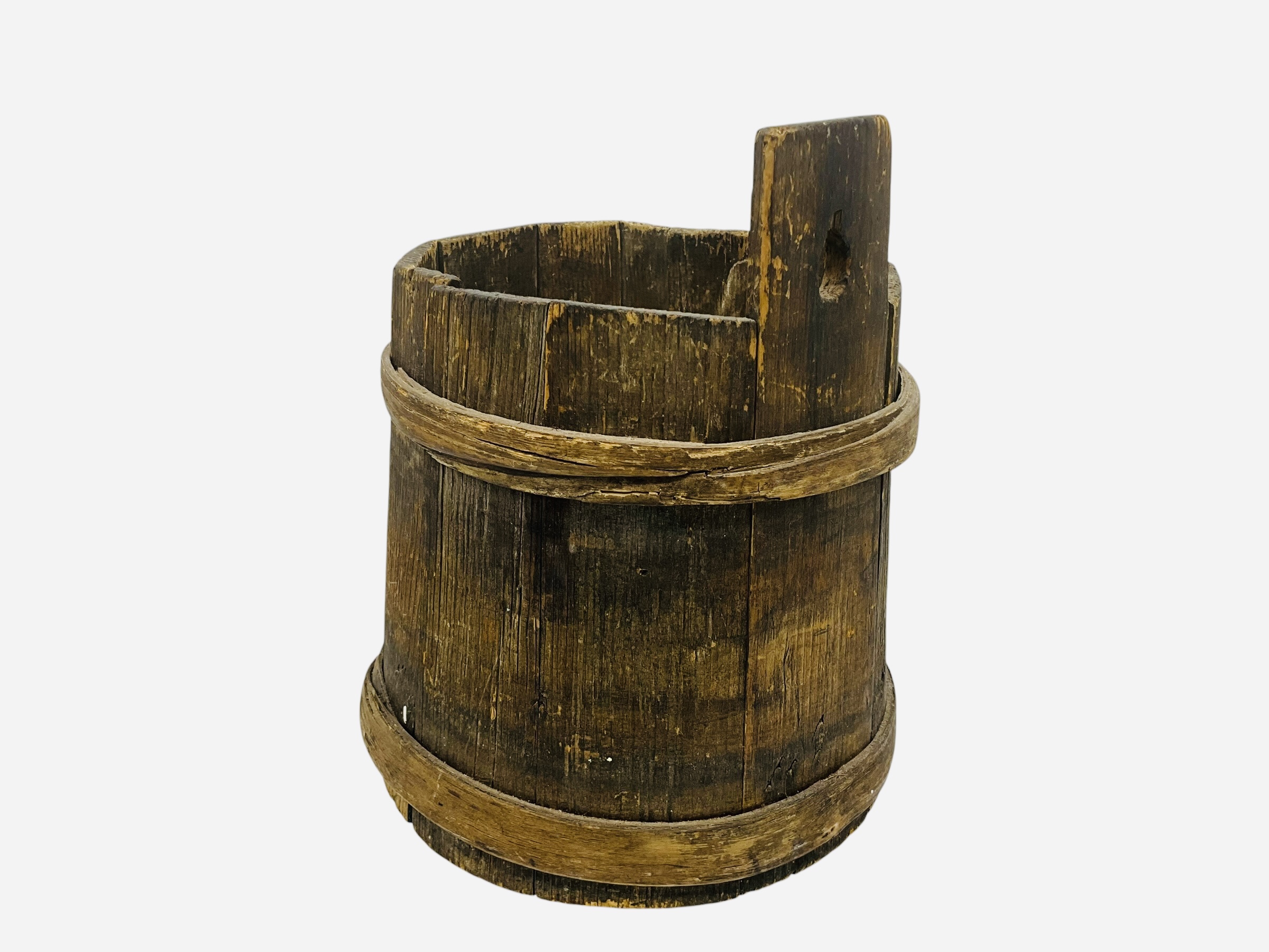 Primitive 1800’s Wood Gathering Bucket