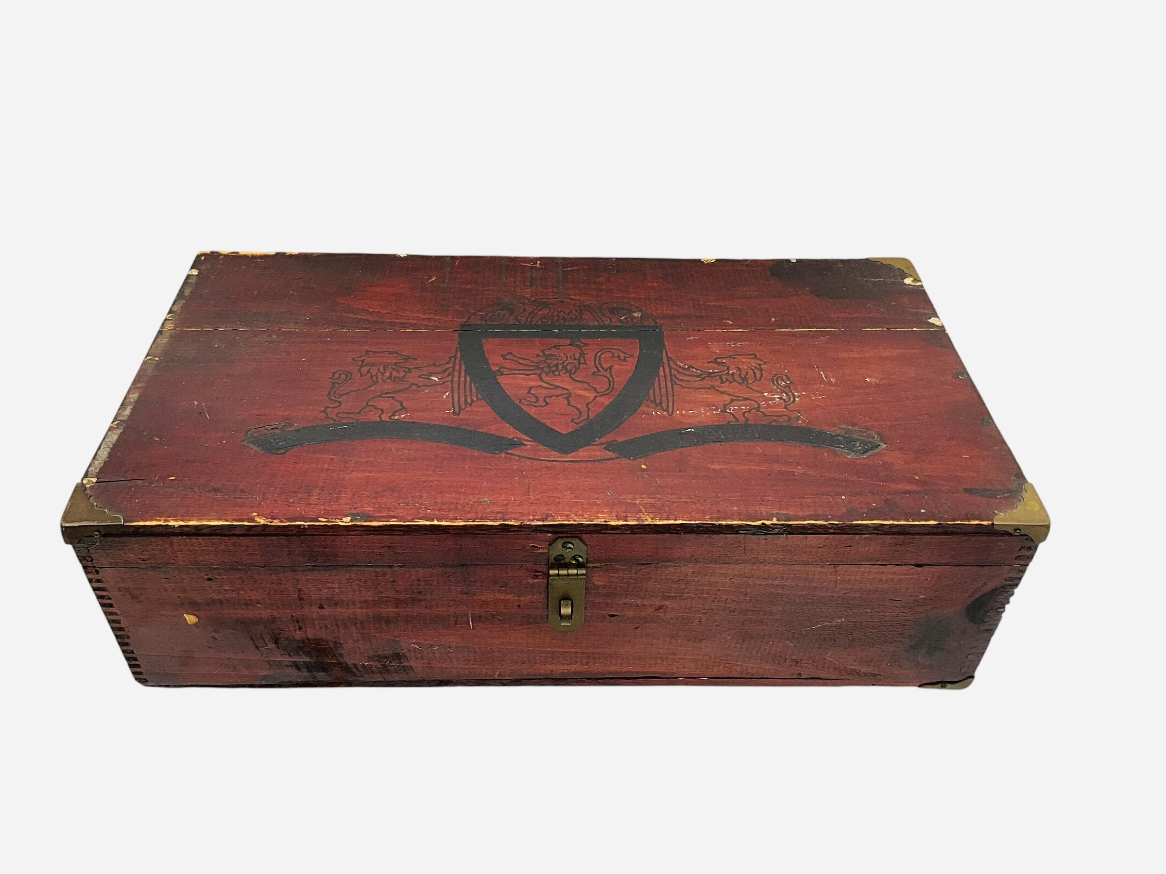 Antique Wooden Advertising Box S.S. Pierce Co. Of Boston 1894