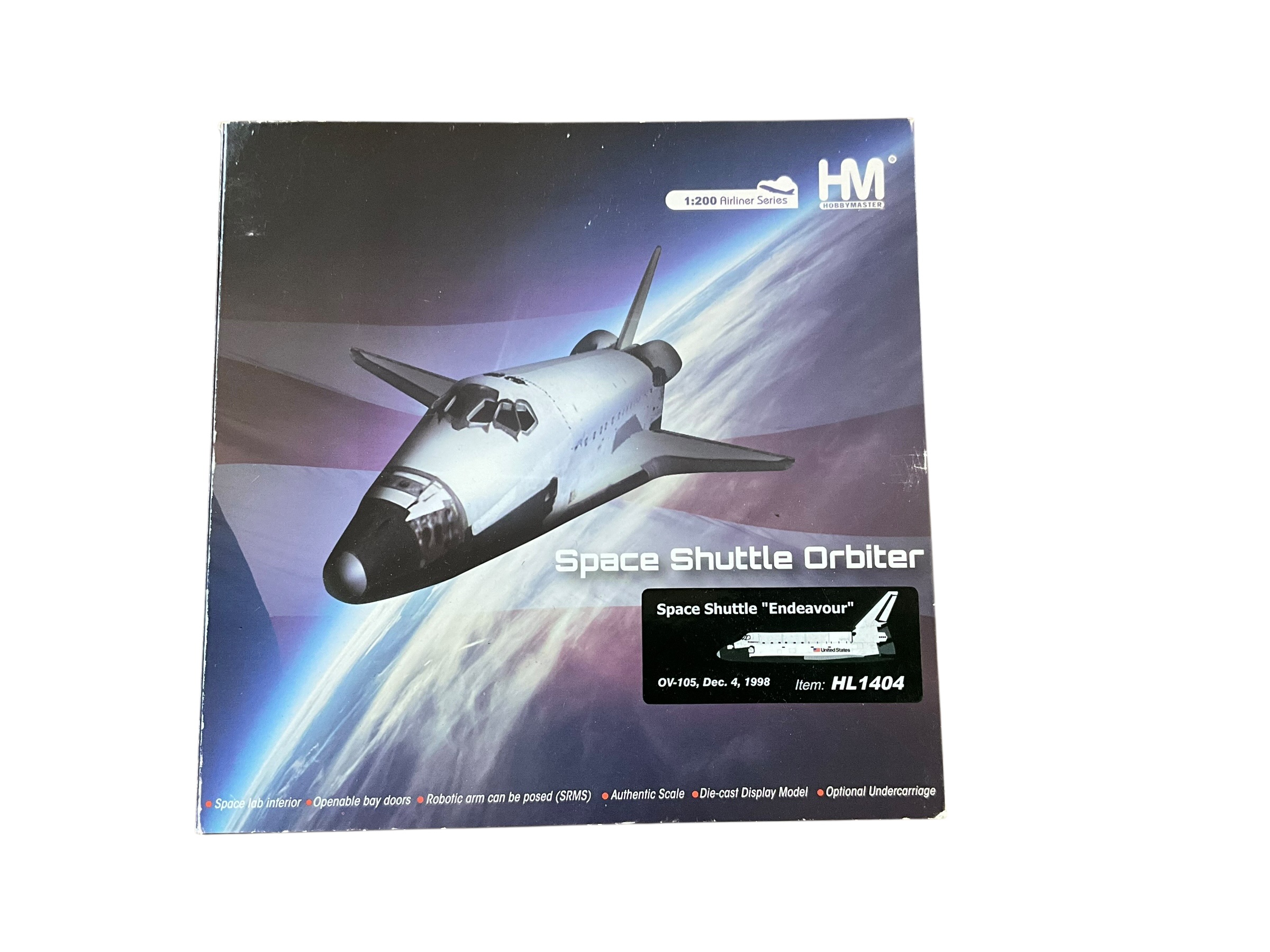 HobbyMaster Space Shuttle Orbiter 1:200 Die Cast Model