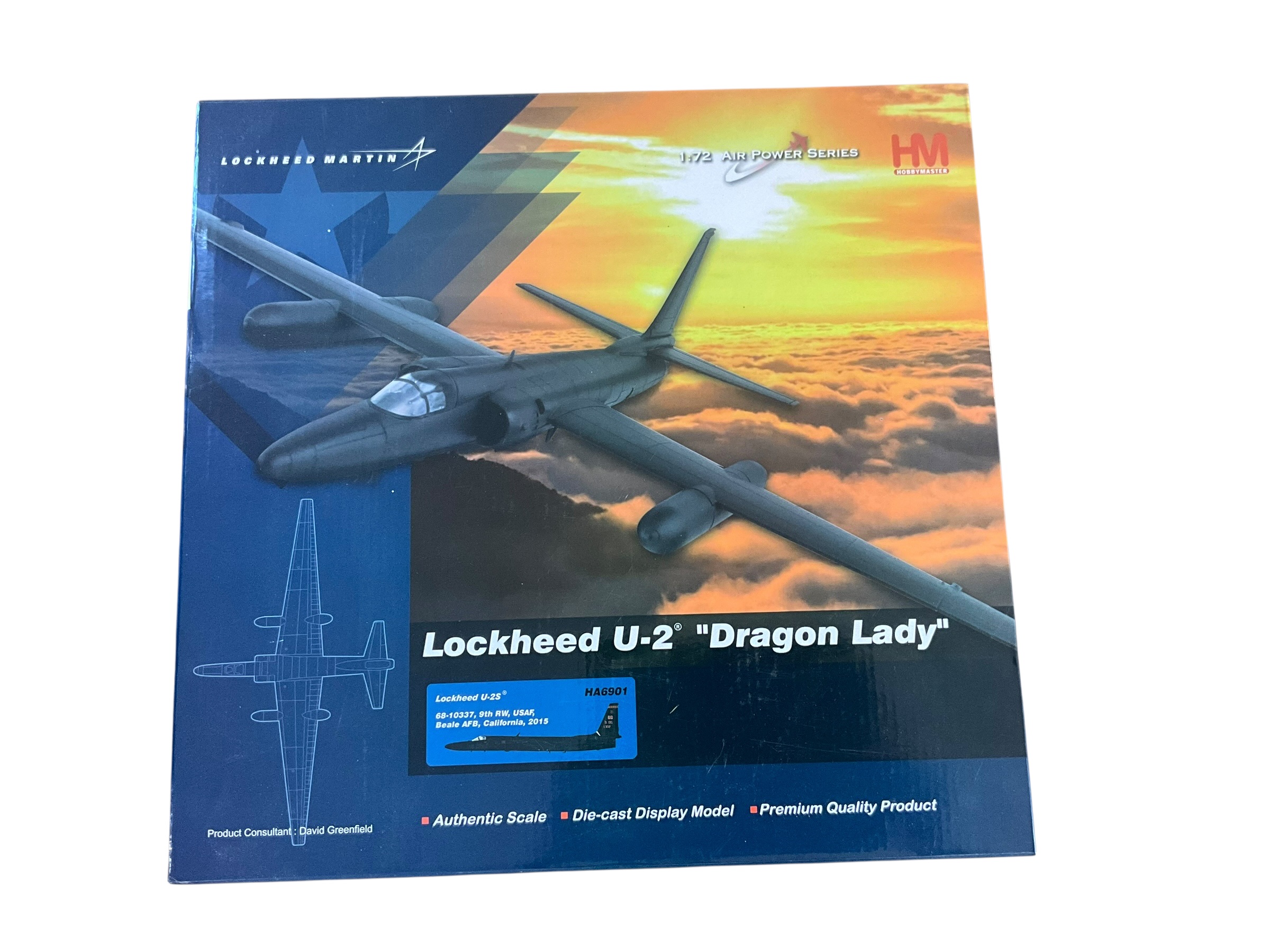 HobbyMaster Lockheed U-2 Dragon Lady Die Cast Model