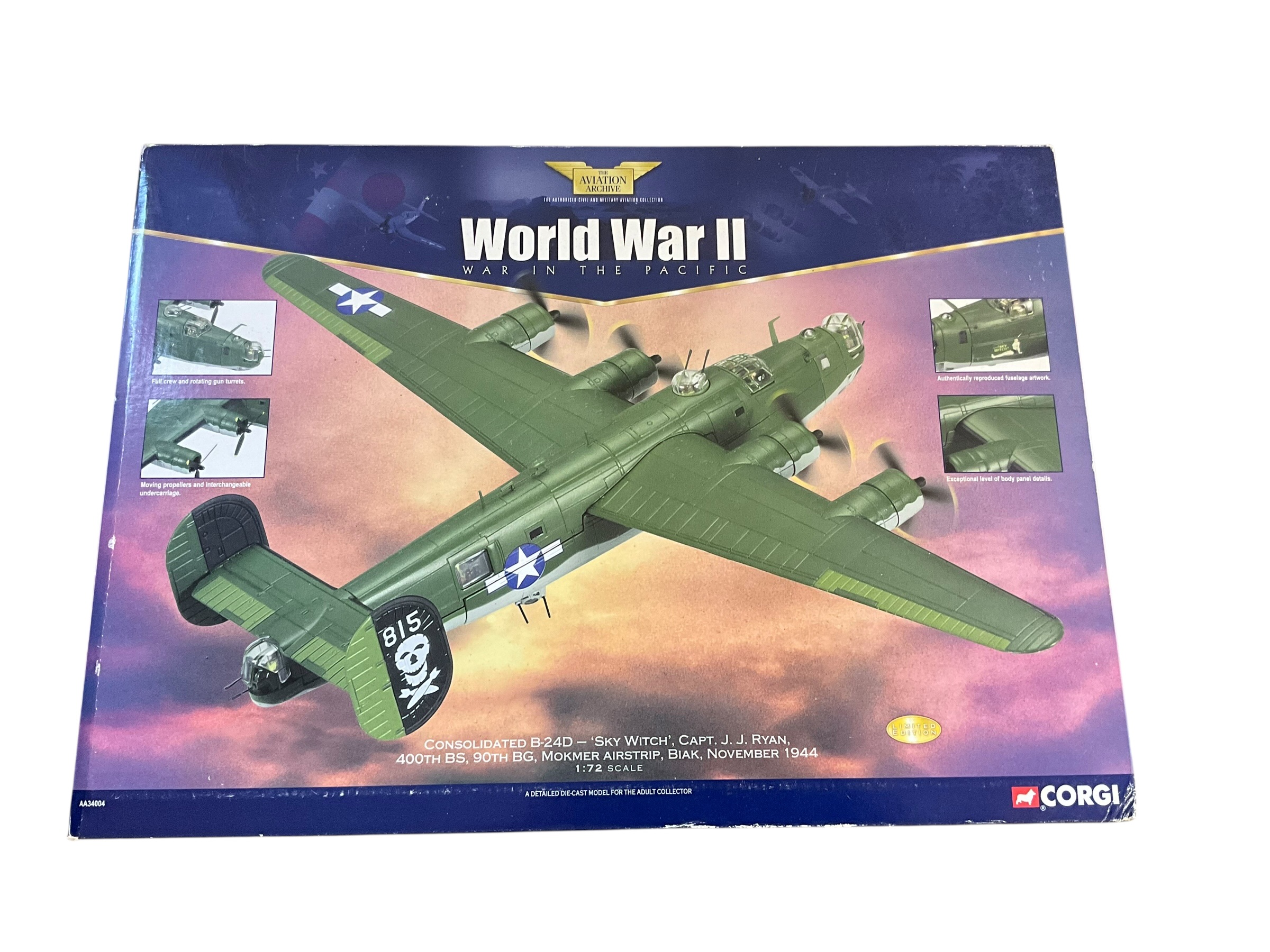 Corgi WW2 Die Cast Model B-24D Sky Witch
