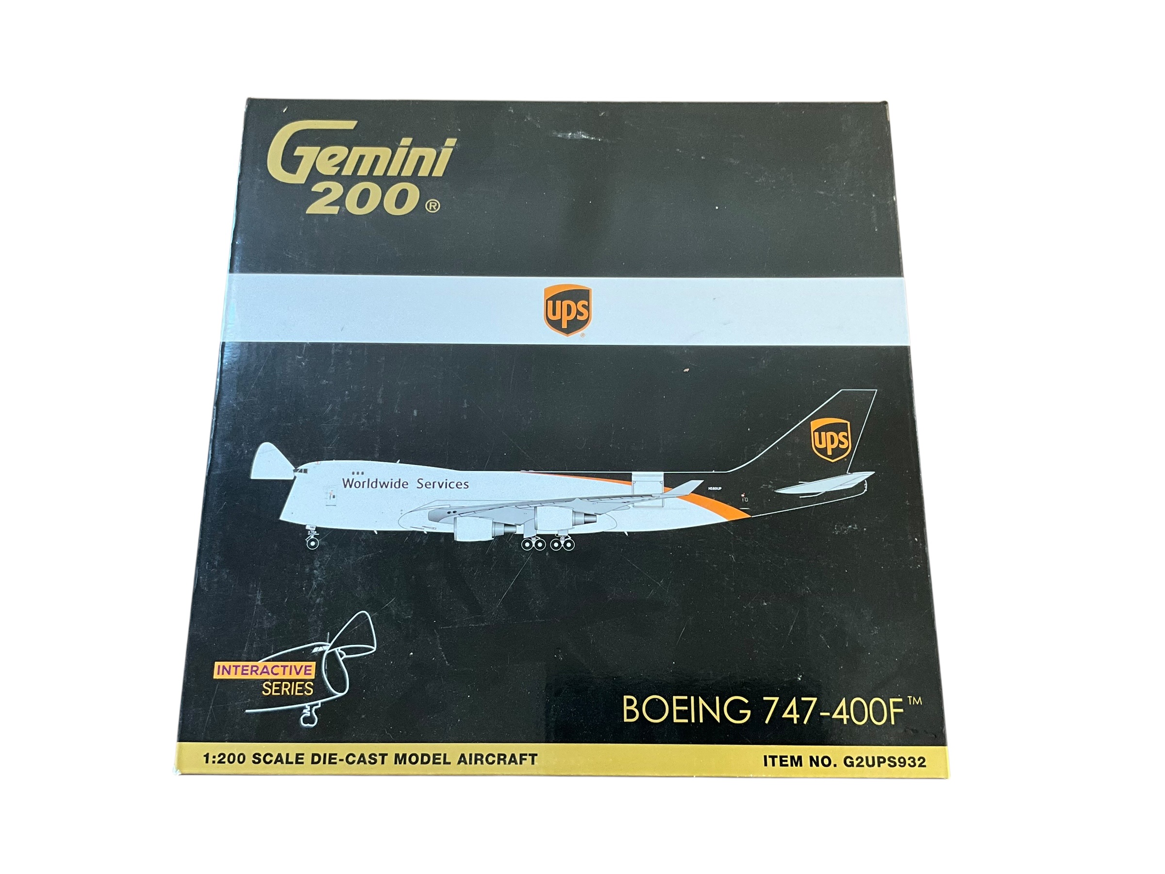 Gemini200 UPS Boeing 747 Die Cast Model