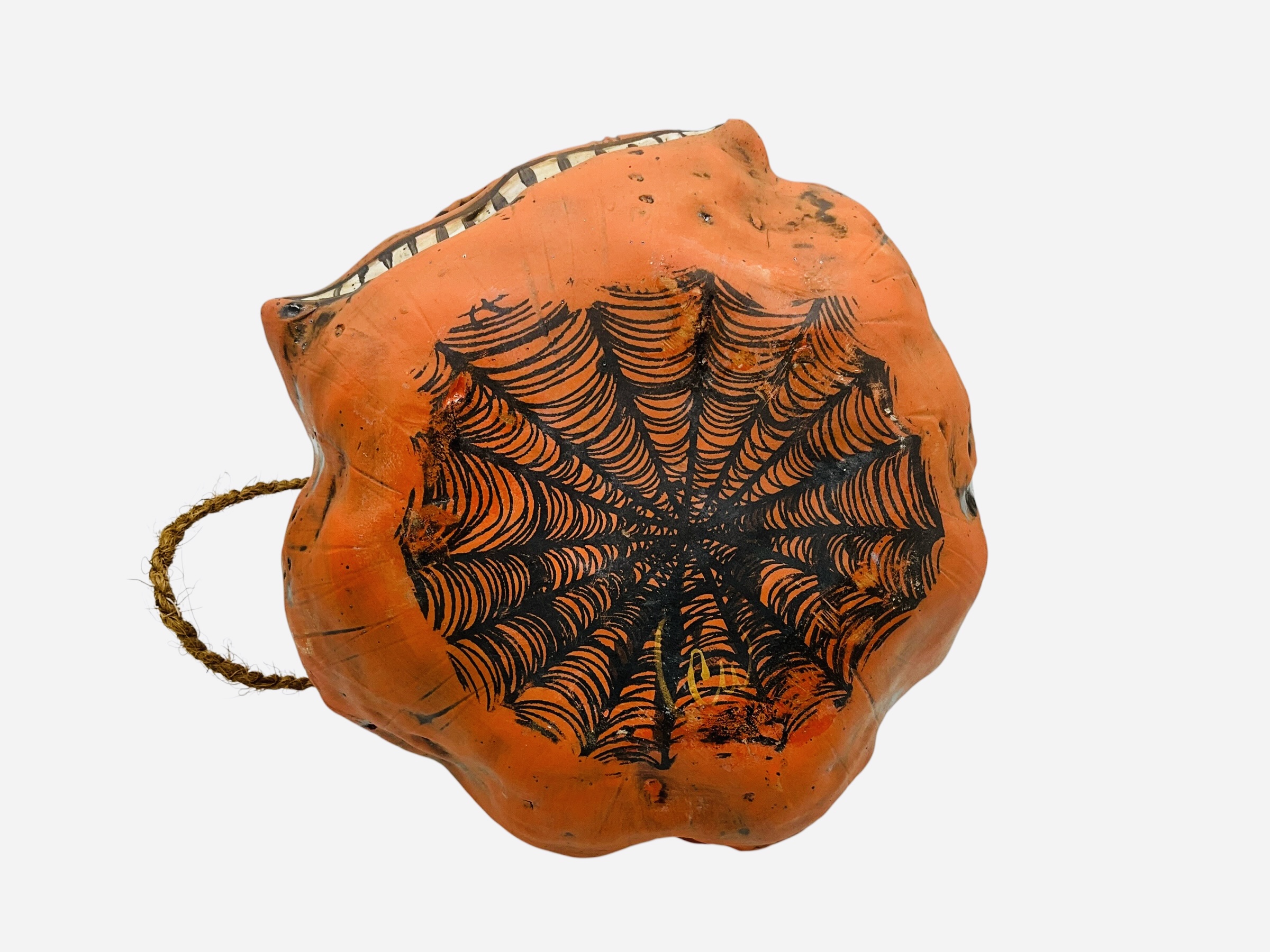 Folk Pottery Halloween Bucket