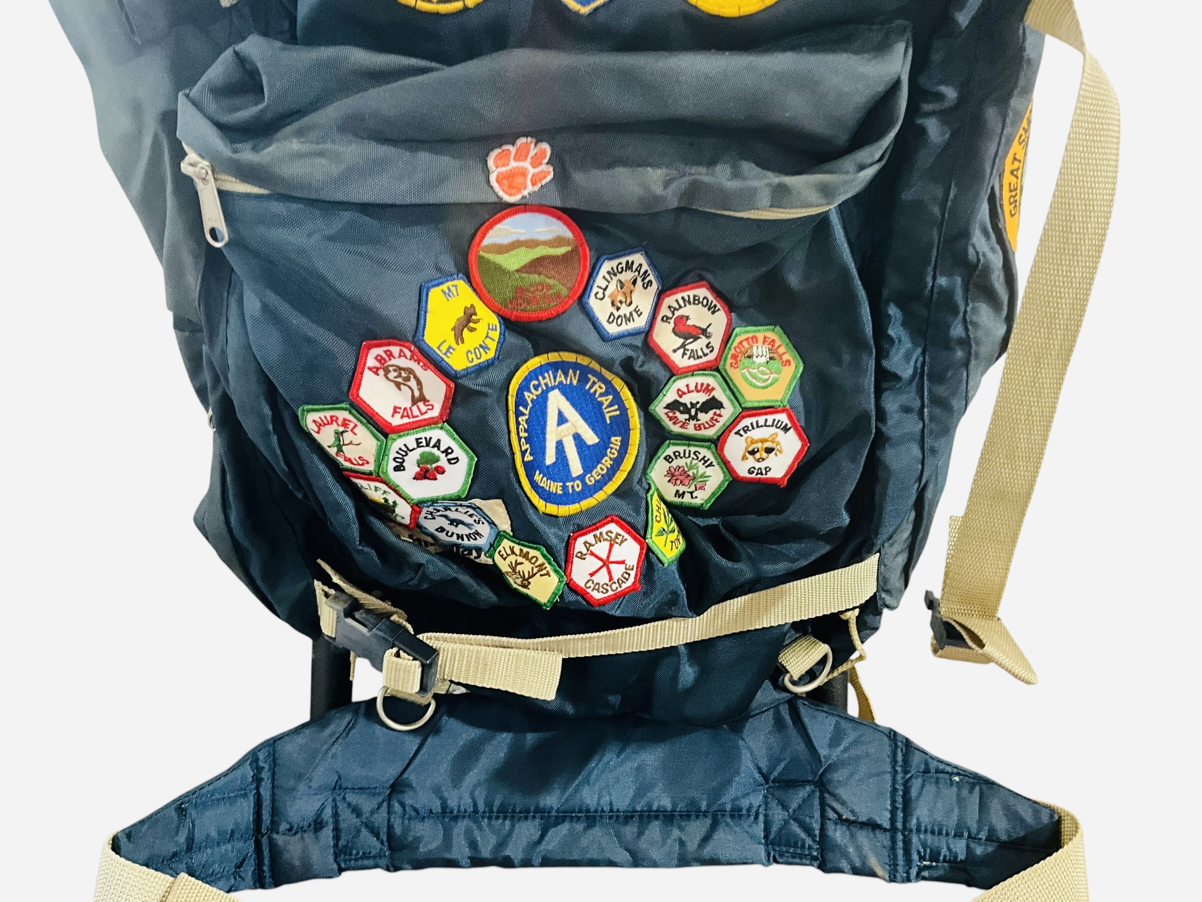 Vintage Himalayan Industries Backpack W/ Several Patches