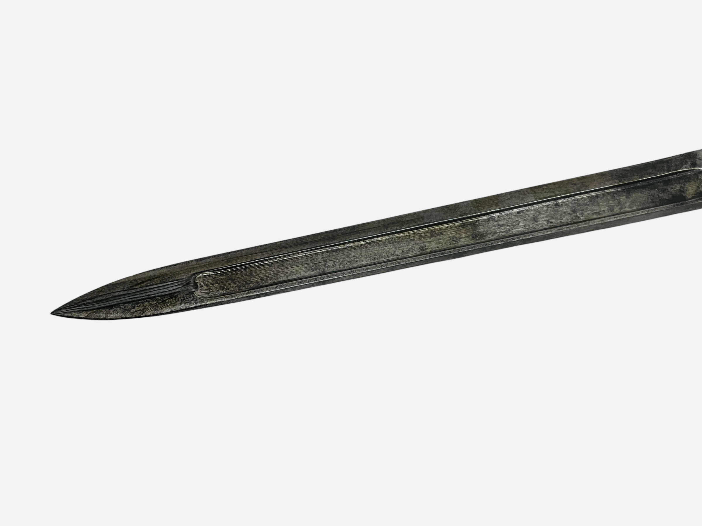 German BAYARD Wartime Bayonet With Metal Scabbard